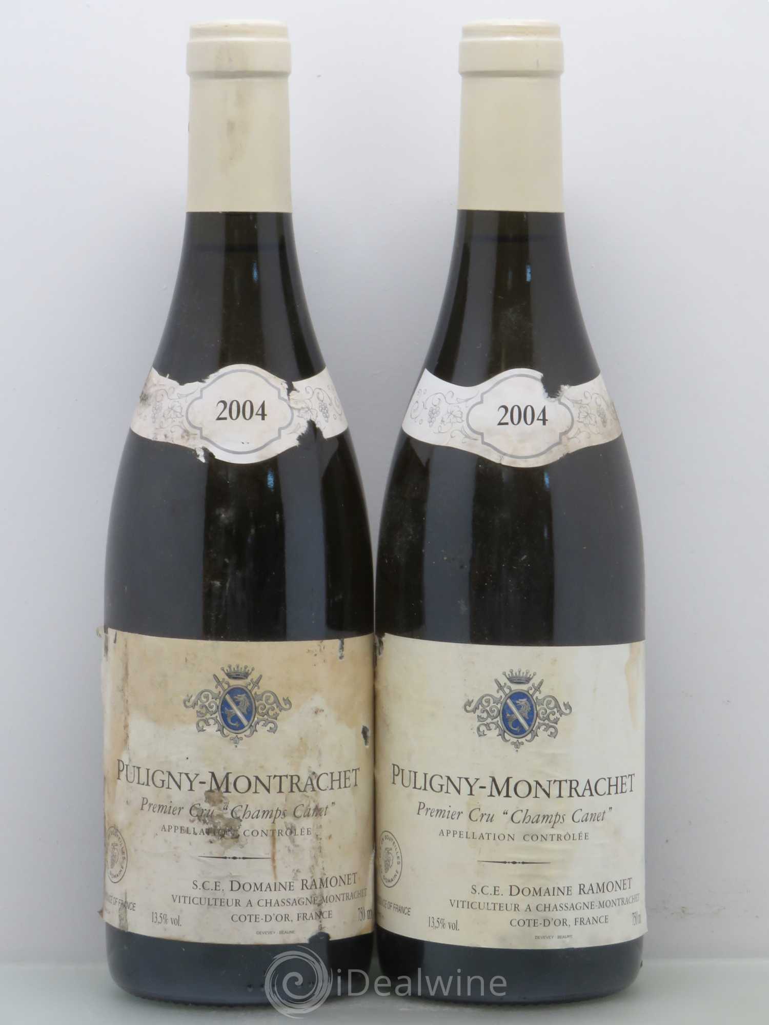 Puligny-Montrachet 1er Cru Champs Canet Ramonet (Domaine) 2004 - Lot de 2 bouteilles - 0
