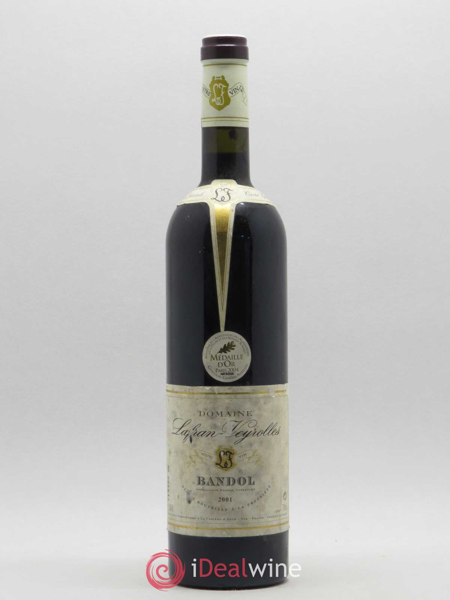 Bandol Domaine Lafran Veyrolles 2001 - Posten von 1 Flasche - 0