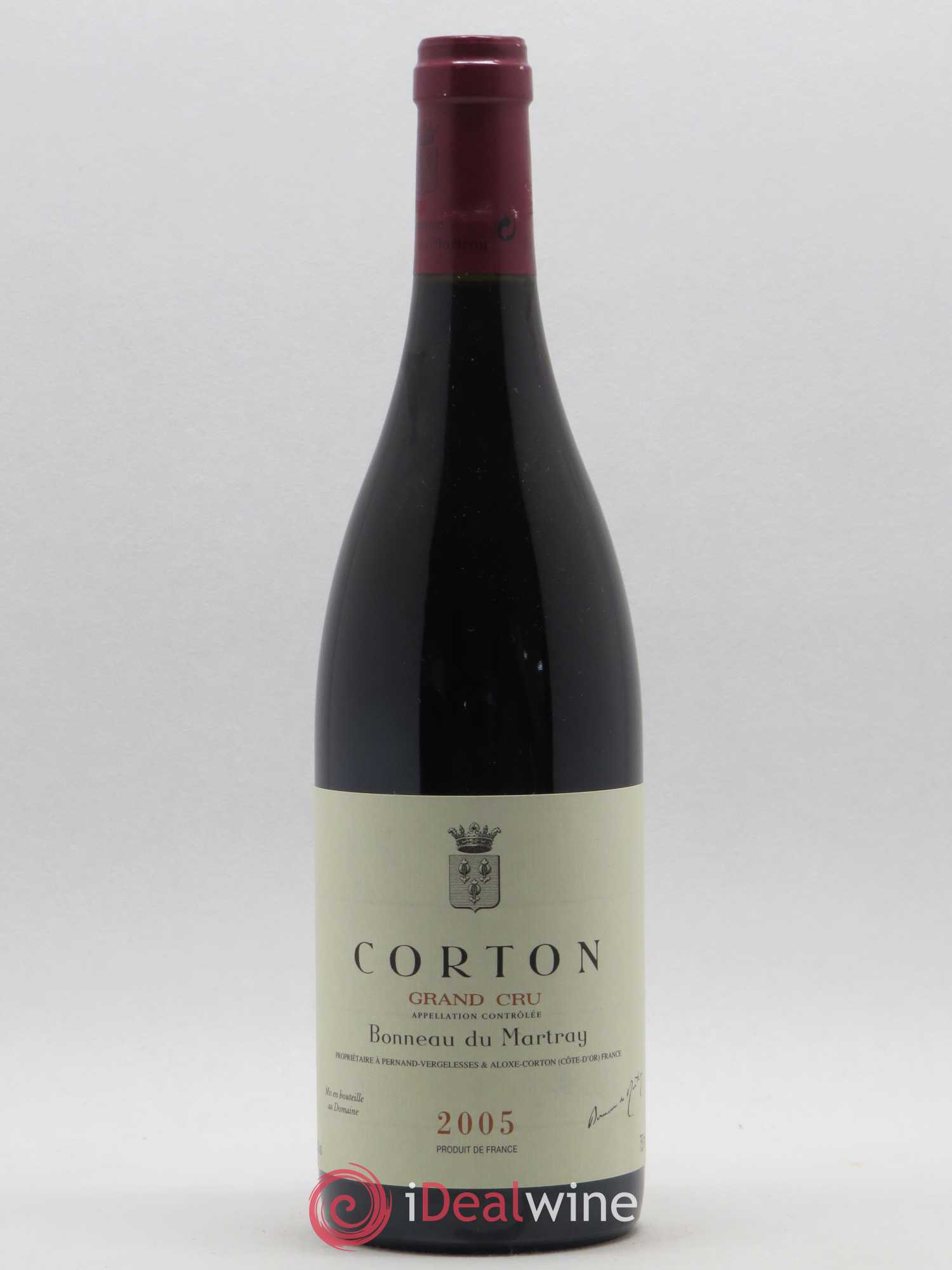 Corton Grand Cru Bonneau du Martray (Domaine) 2005 - Lot de 1 bouteille - 0