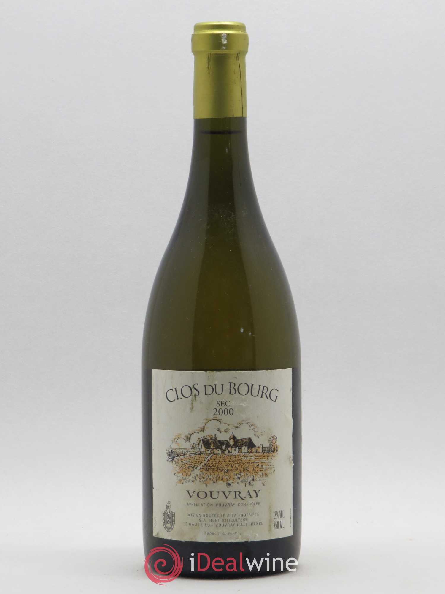 Vouvray Clos du Bourg Sec Domaine Huet 2000 - Lot de 1 bouteille - 0