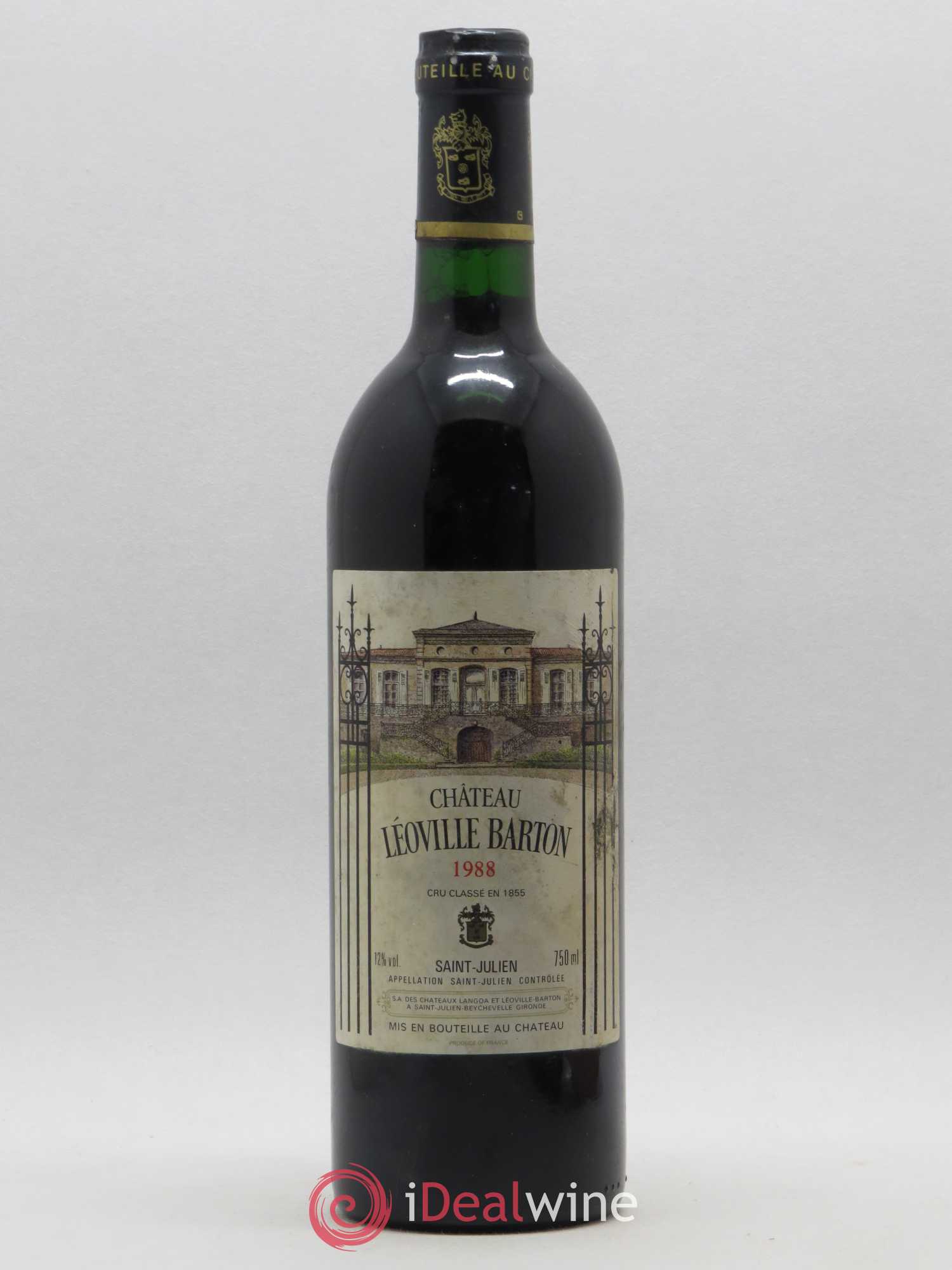 Château Léoville Barton 2ème Grand Cru Classé 1988 - Lot de 1 bouteille - 0