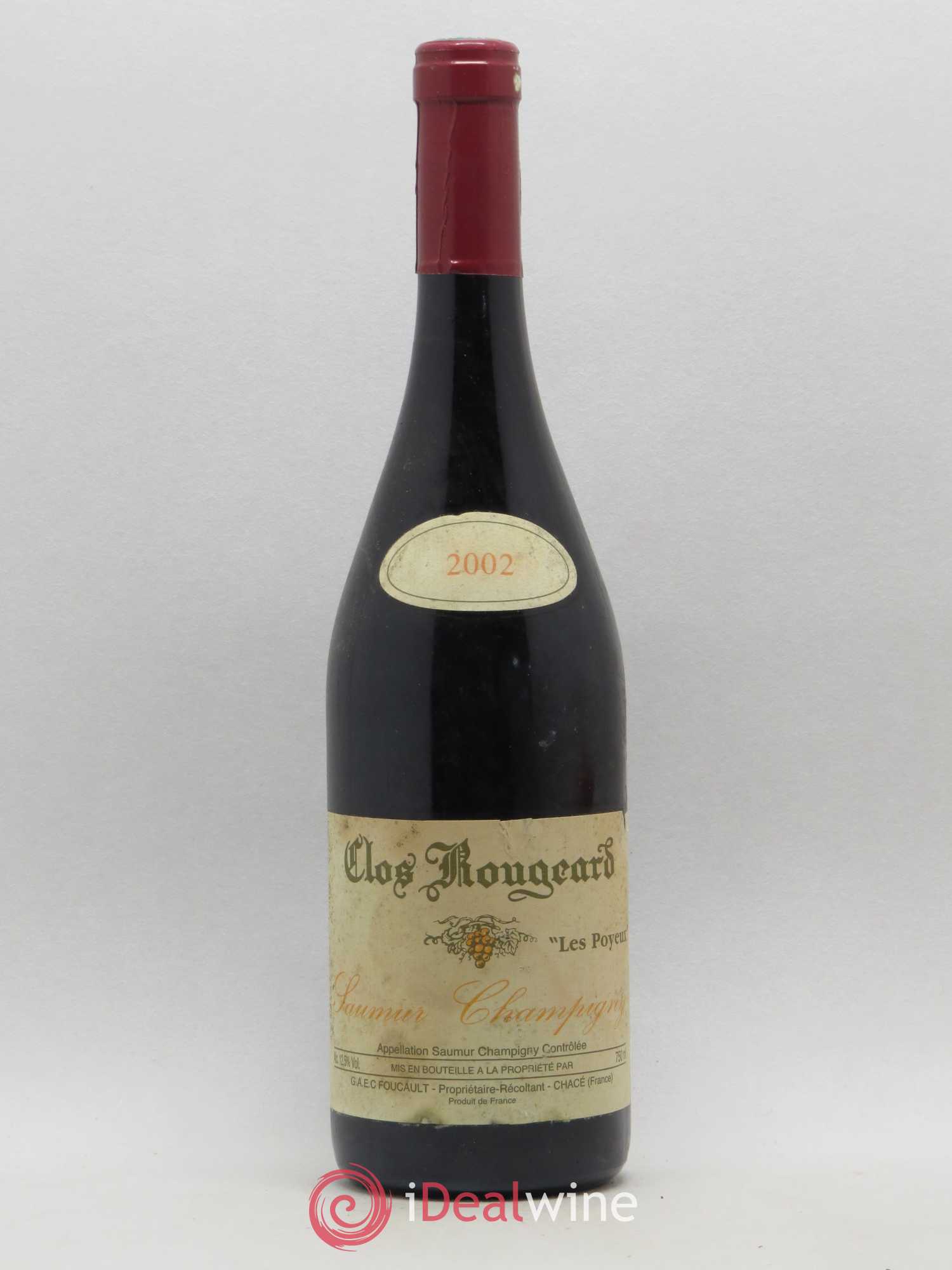 Saumur-Champigny Les Poyeux Clos Rougeard 2002 - Lot de 1 bouteille - 0
