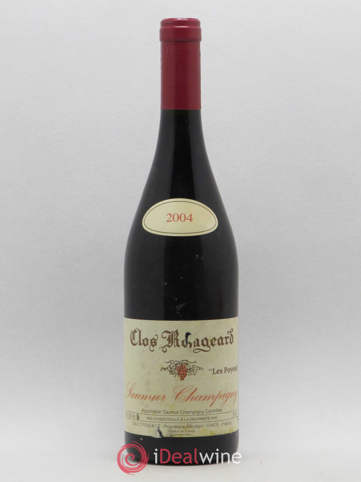 Saumur-Champigny Les Poyeux Clos Rougeard 2004 - Lot de 1 bouteille - 0