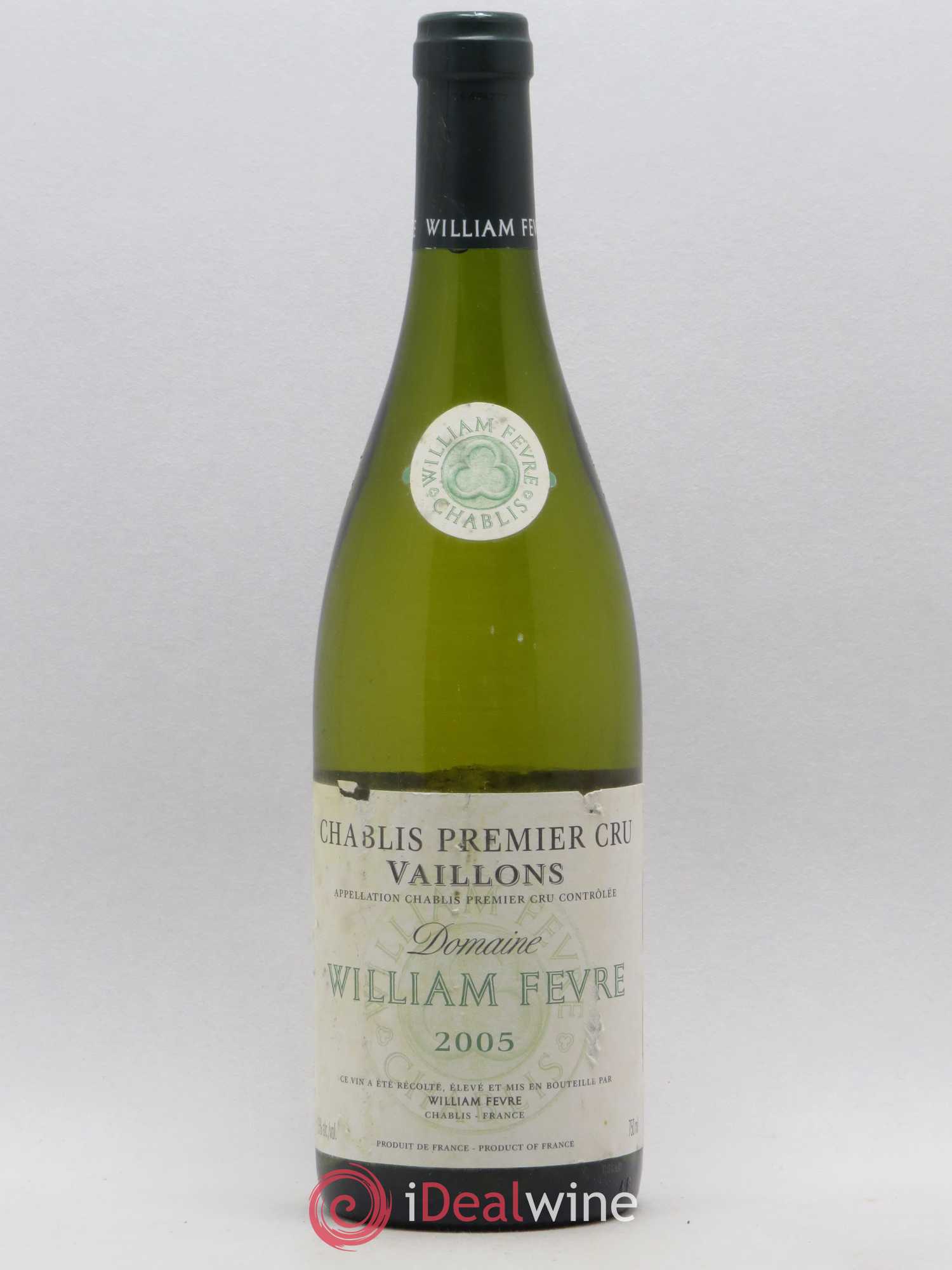Chablis 1er Cru Vaillons William Fèvre 2005 - Lot de 1 bouteille - 0