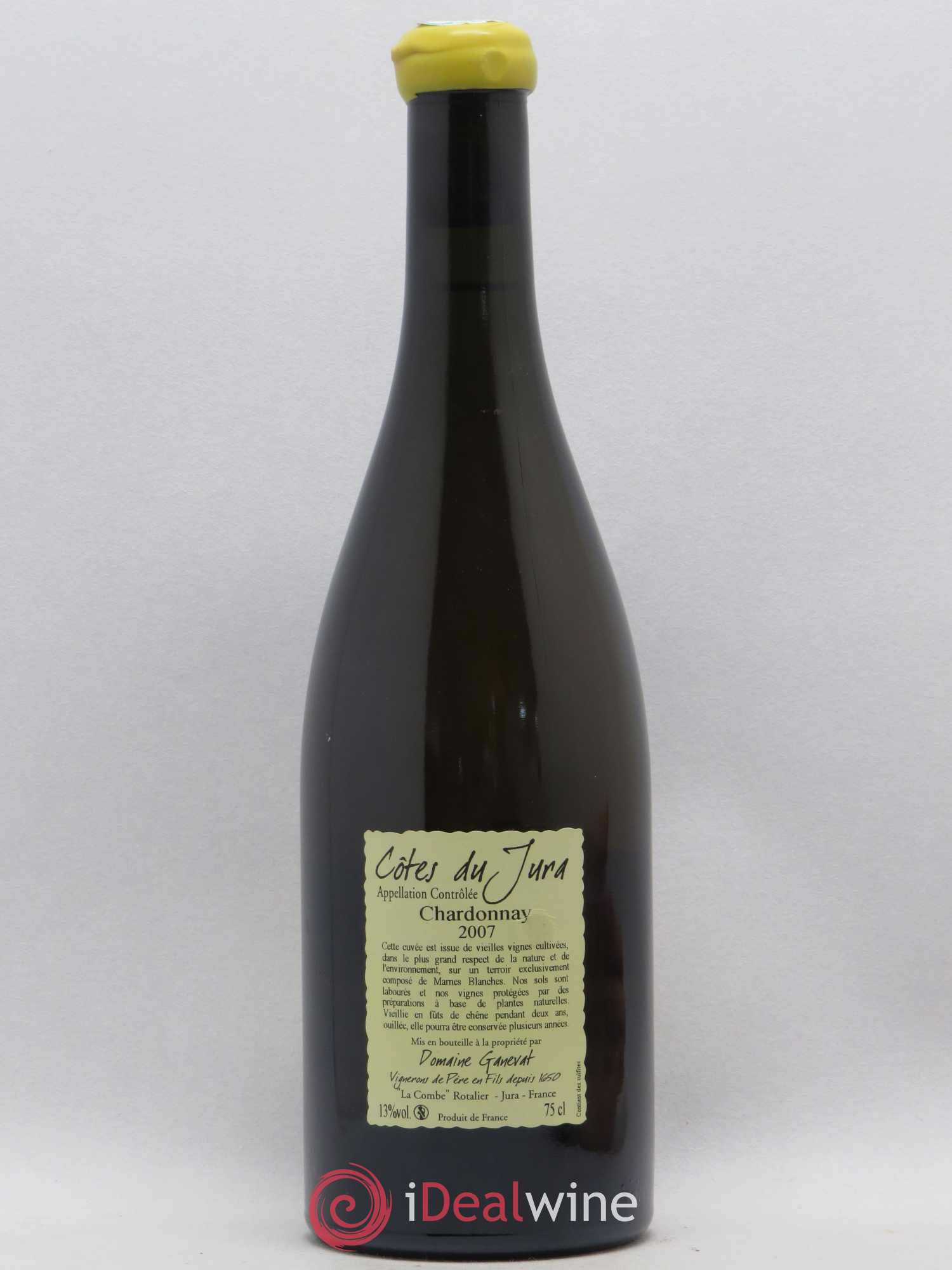 Côtes du Jura Les Grands Teppes Vieilles Vignes Jean-François Ganevat (Domaine) 2007 - Lot de 1 bouteille - 1