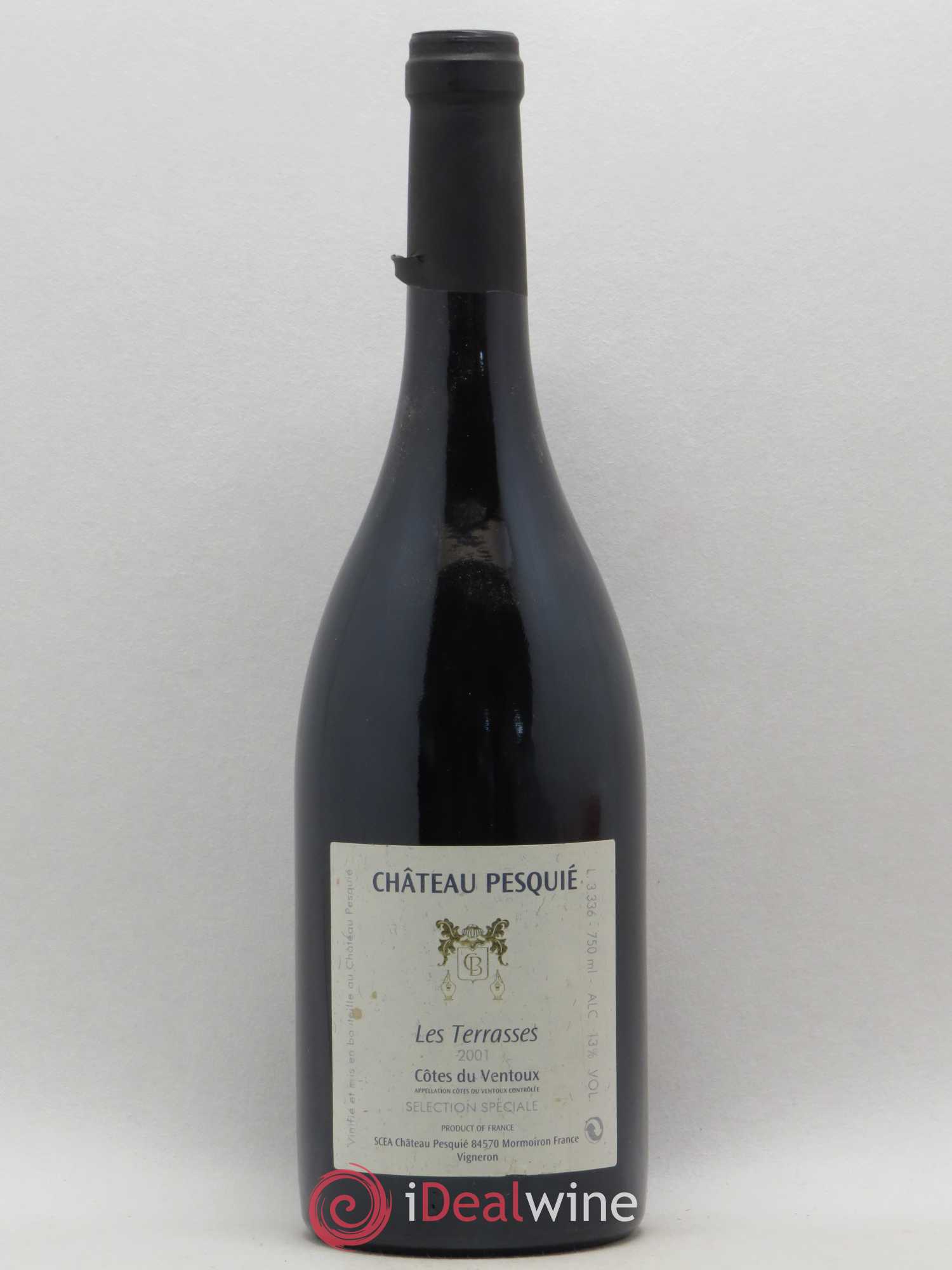 Ventoux Les Terrasses Chateau Pesquie 2001 - Posten von 1 Flasche - 0