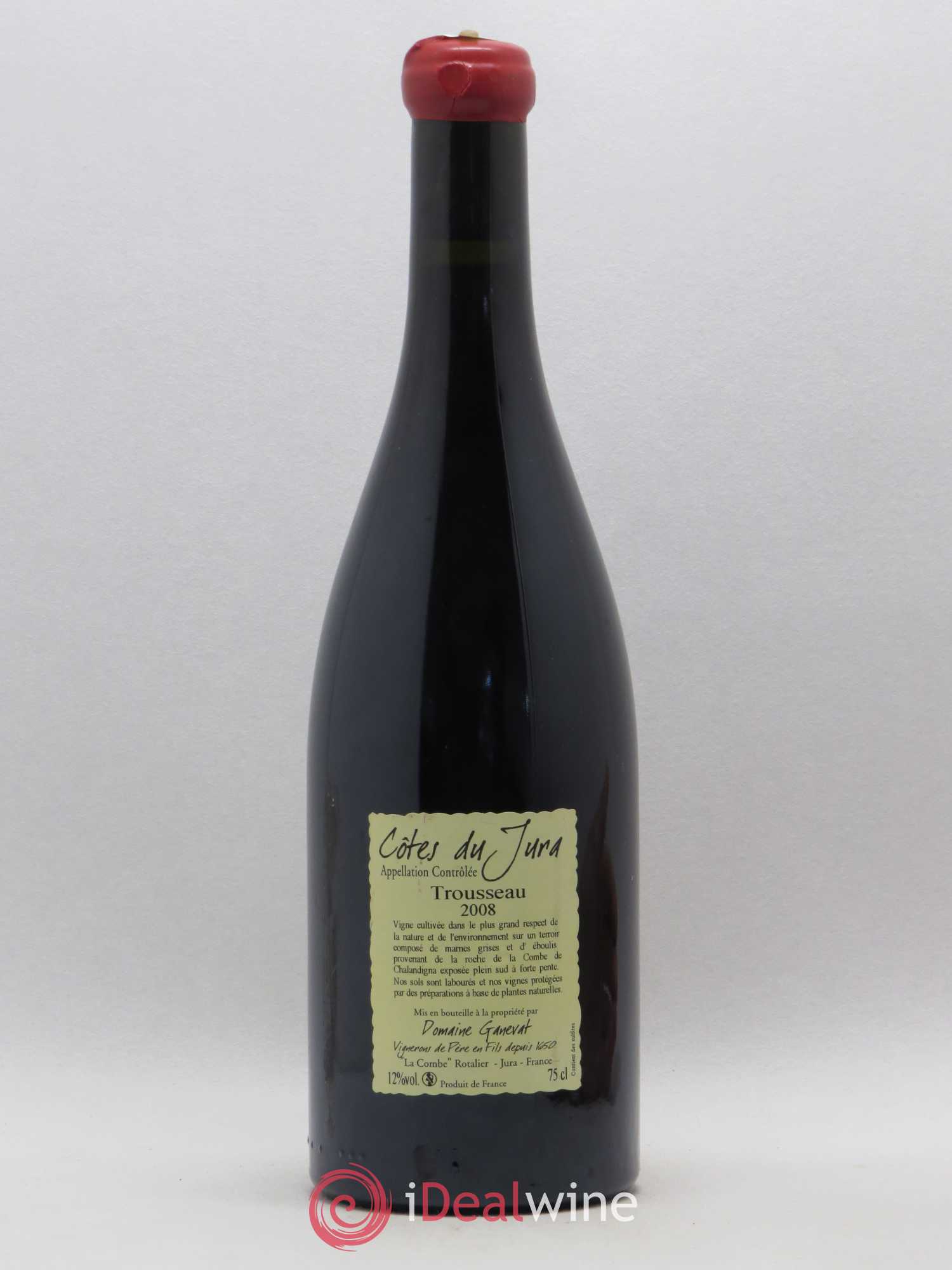 Côtes du Jura Plein Sud Jean-François Ganevat (Domaine) 2008 - Lot de 1 bouteille - 1
