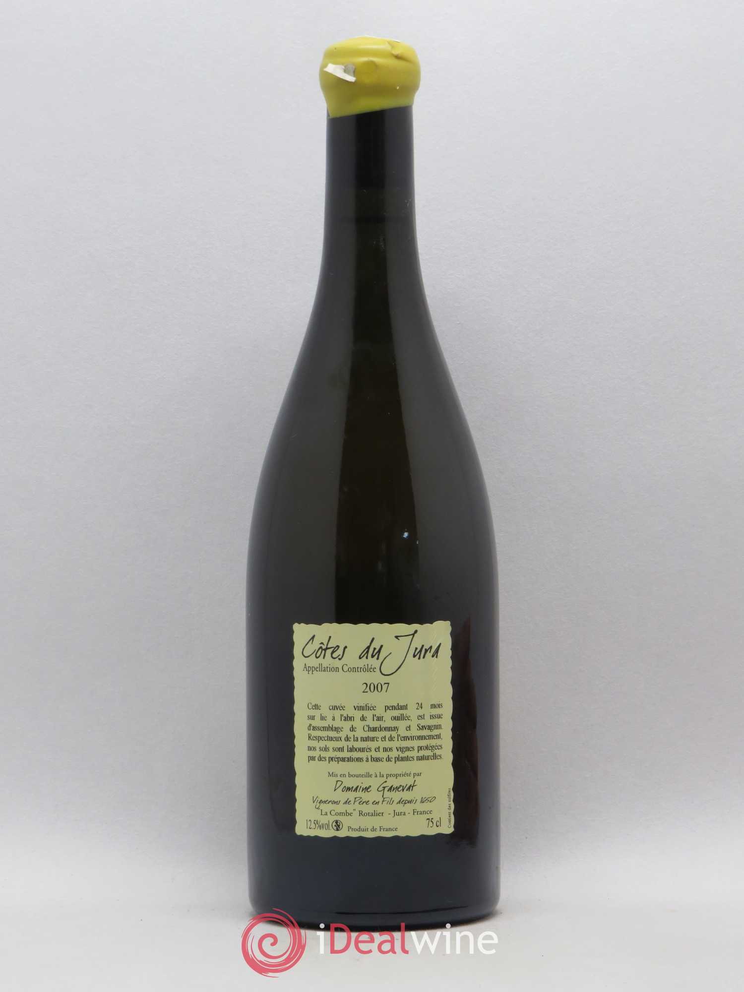 Côtes du Jura Cuvée Orégane Jean-François Ganevat (Domaine) 2007 - Lot de 1 bouteille - 1
