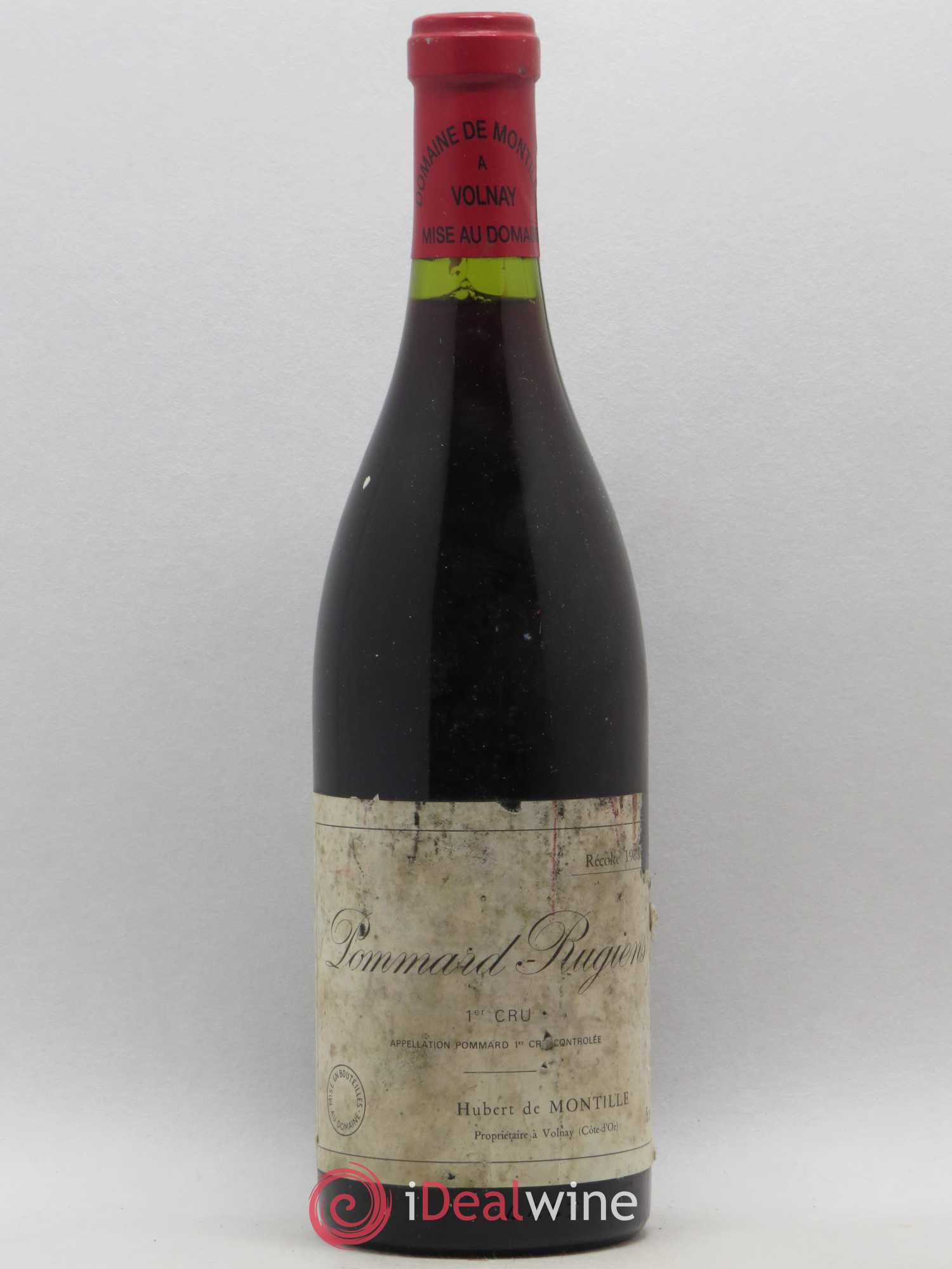 Pommard 1er Cru Les Rugiens-bas De Montille (Domaine) 1983 - Lot de 1 bouteille - 0