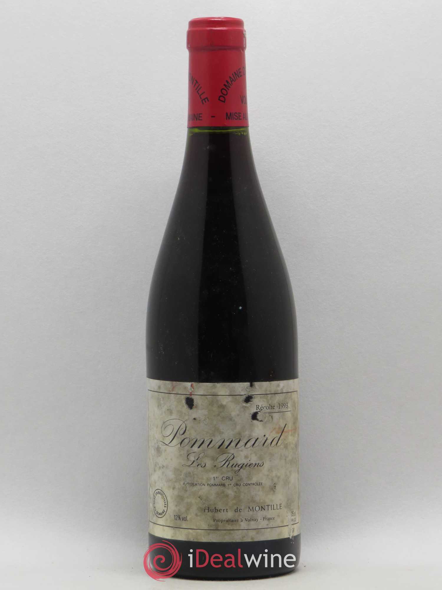 Pommard 1er Cru Les Rugiens-bas De Montille (Domaine) 1993 - Lot de 1 bouteille - 0