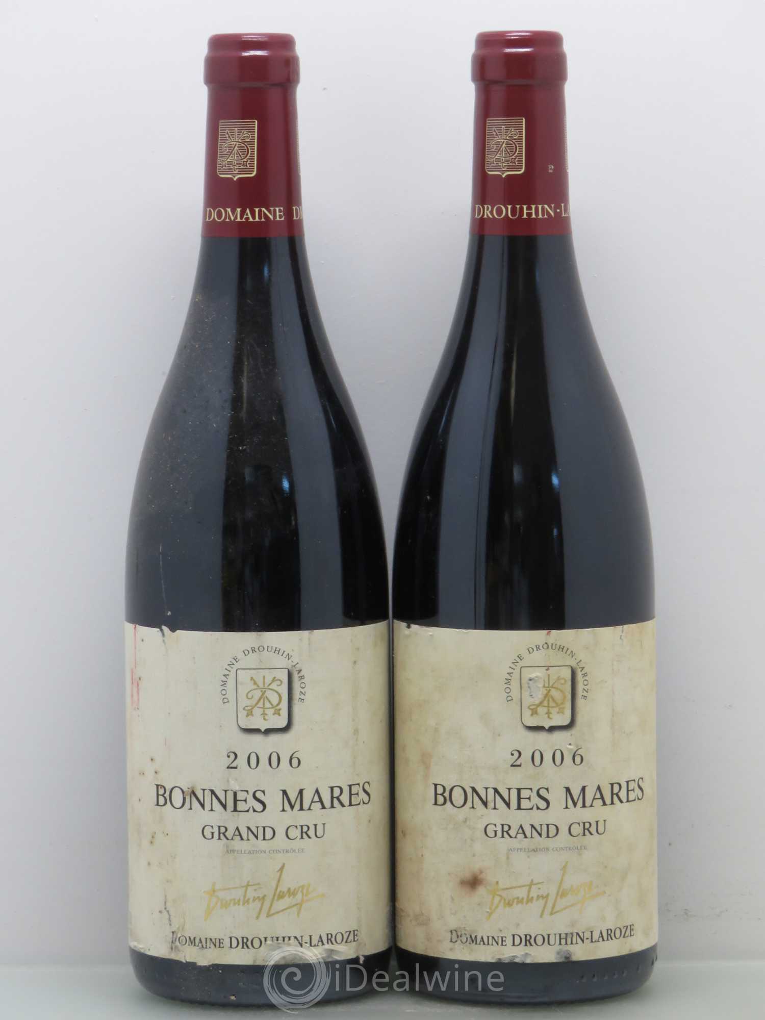 Bonnes-Mares Grand Cru Domaine Drouhin-Laroze 2006 - Lot de 2 bouteilles - 0