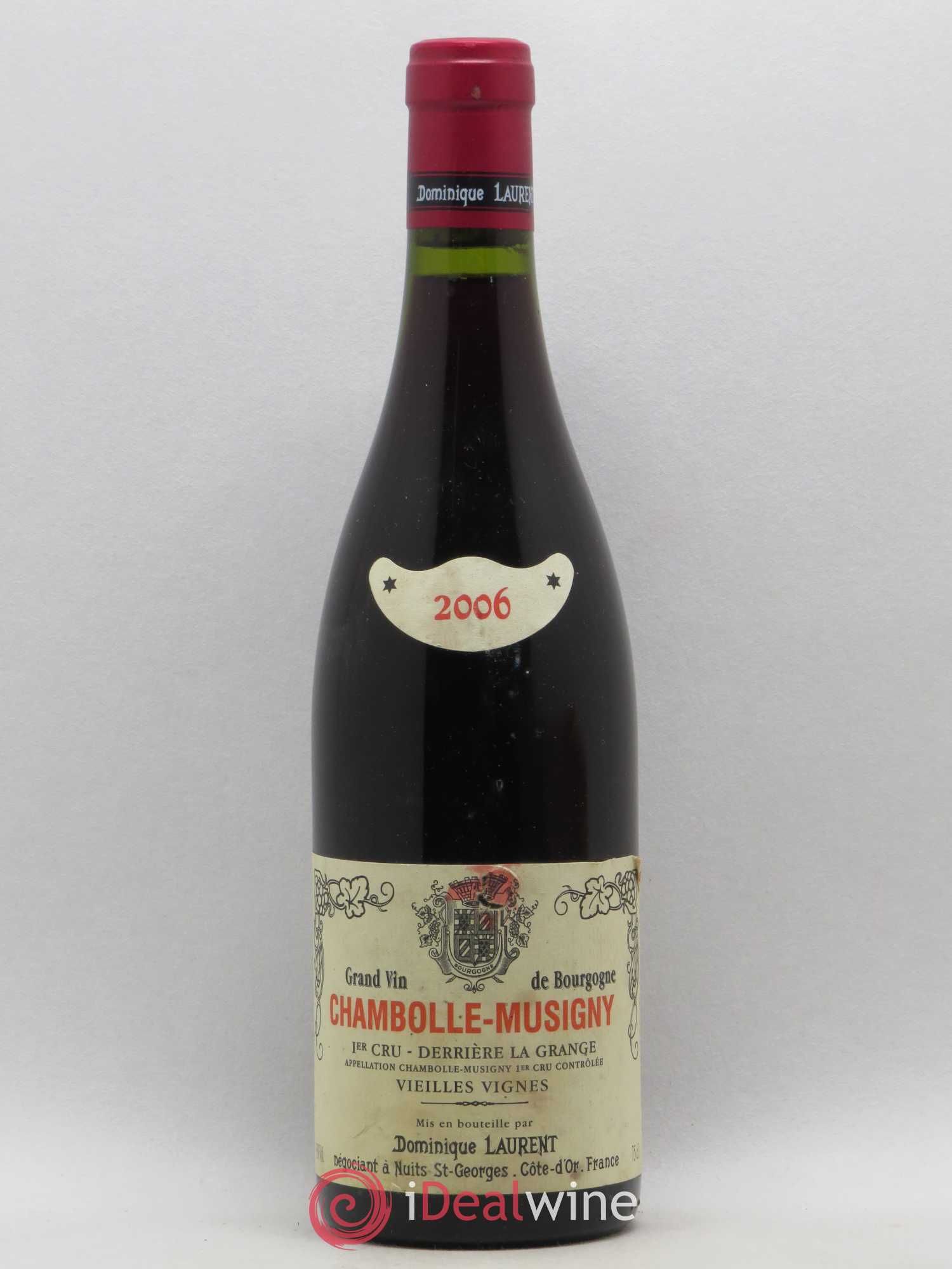 Chambolle-Musigny 1er Cru Derrière La Grange Vieilles Vignes Dominique Laurent Vieilles vignes 2006 - Lot de 1 bouteille - 0