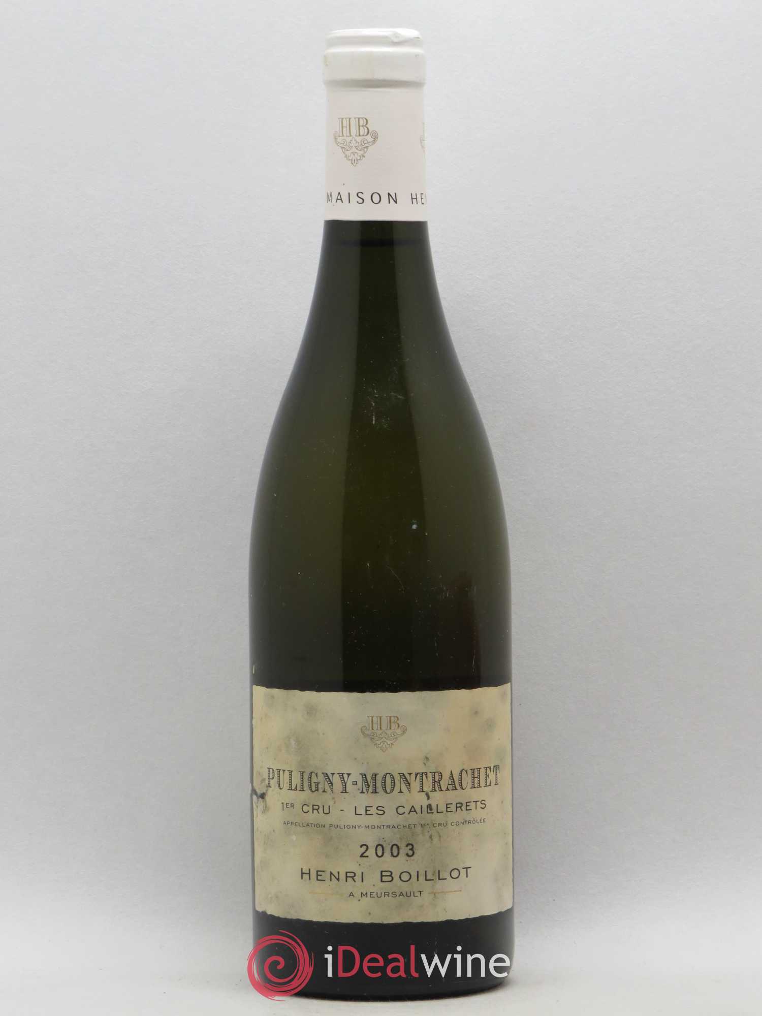 Puligny-Montrachet 1er Cru Les Caillerets Henri Boillot 2003 - Posten von 1 Flasche - 0