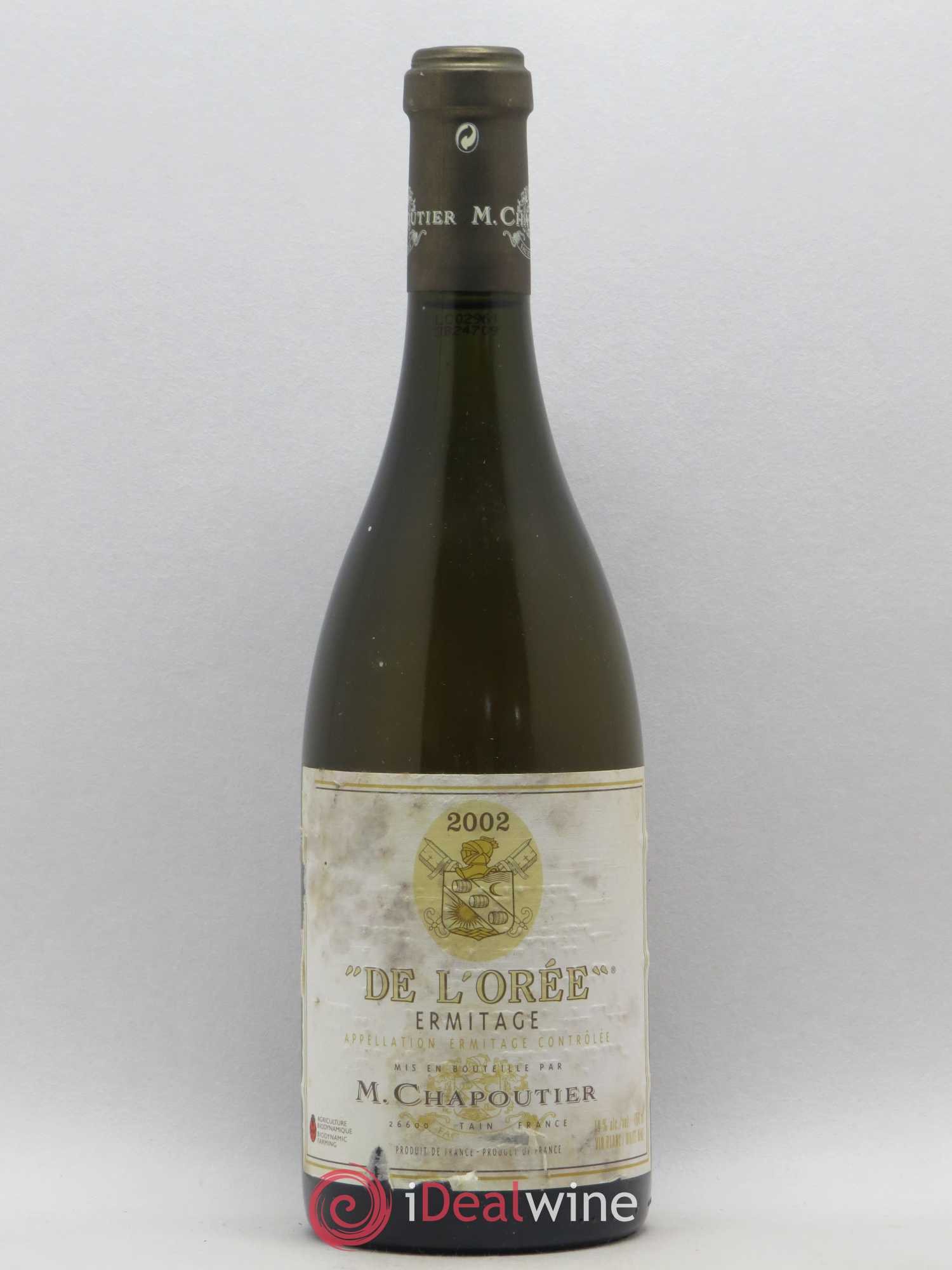 Hermitage Ermitage de l'Orée Chapoutier 2002 - Lot de 1 bouteille - 0