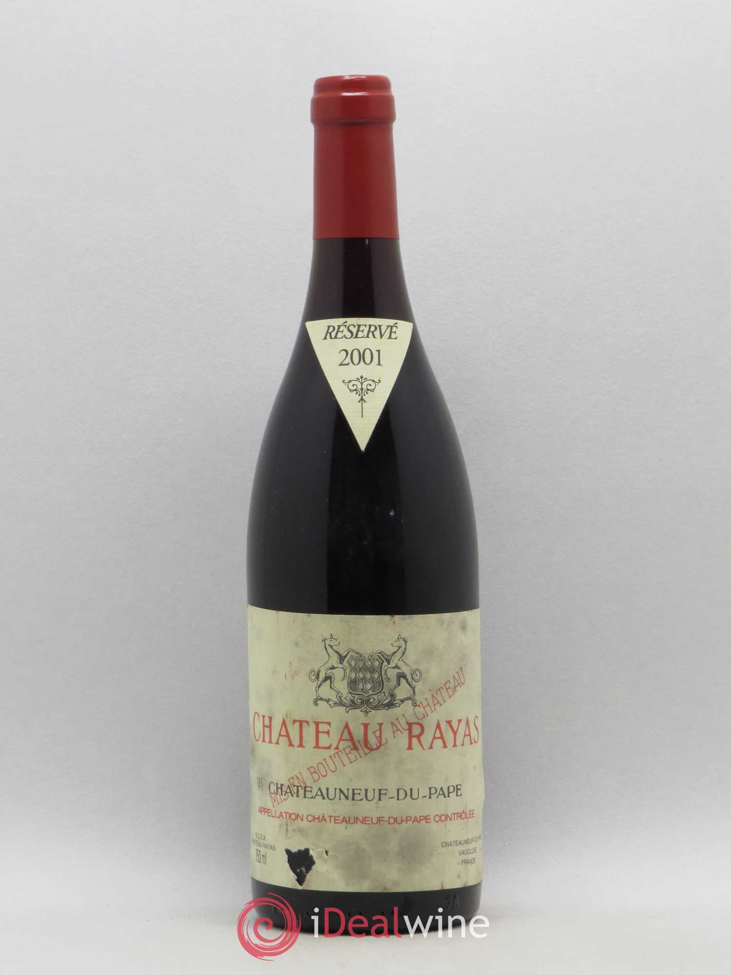 Châteauneuf-du-Pape Château Rayas Emmanuel Reynaud 2001 - Lot de 1 bouteille - 0