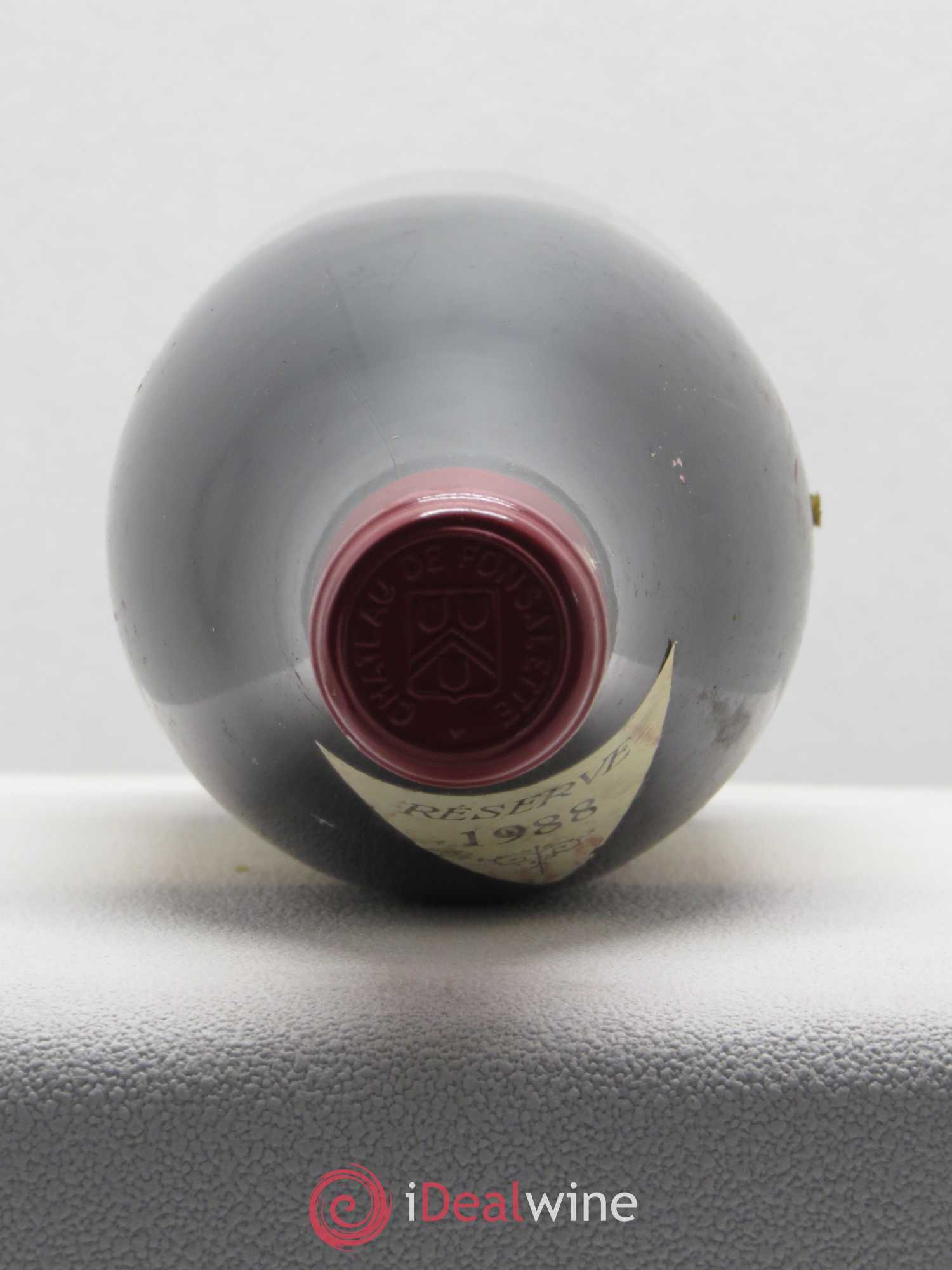 Côtes-du-Rhône Cuvée Syrah Château de Fonsalette 1988 - Lot de 1 bouteille - 1