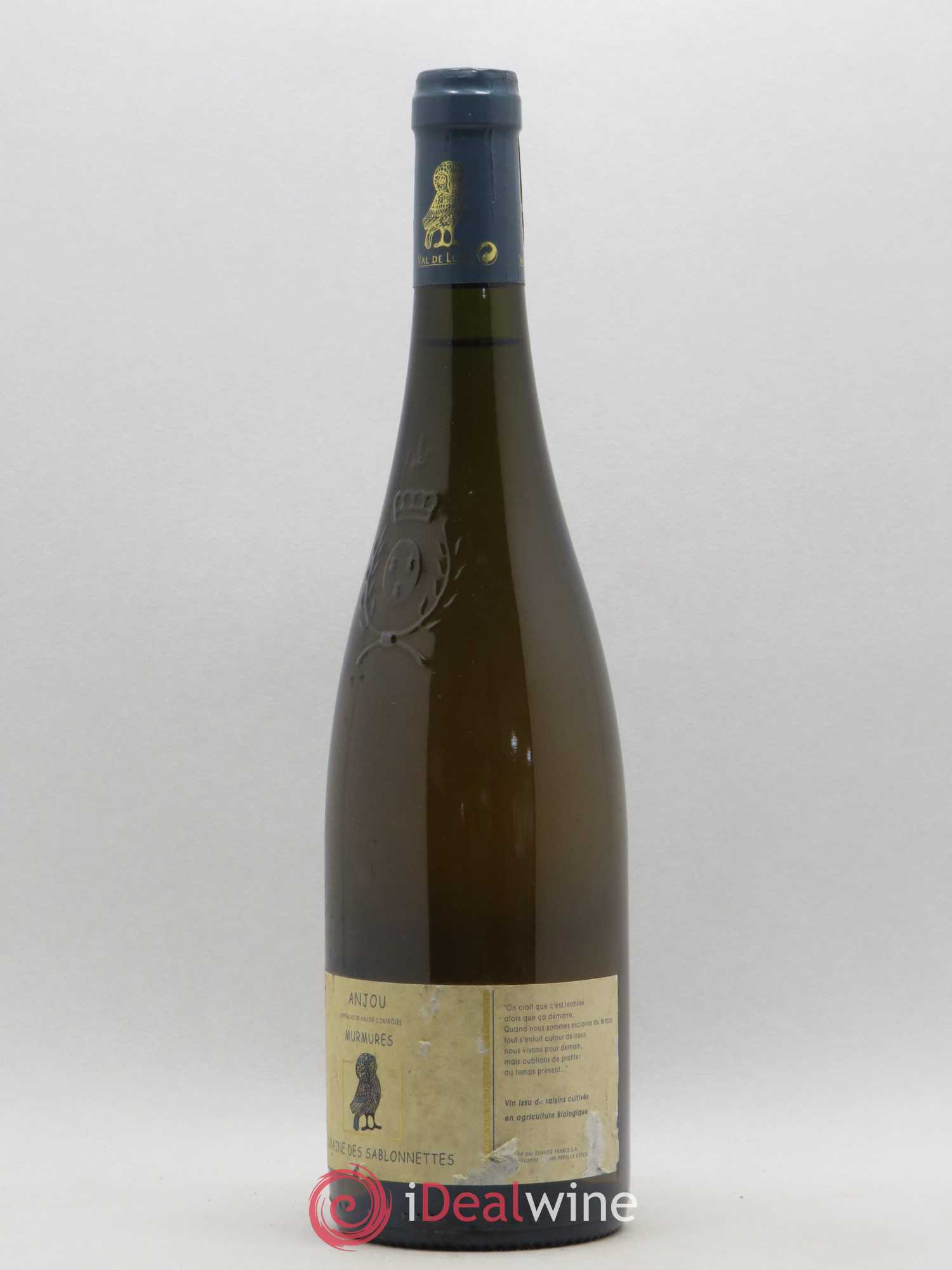 Anjou Murmures Domaine des Sablonnettes Joel Menard 2002 - Posten von 1 Flasche - 1
