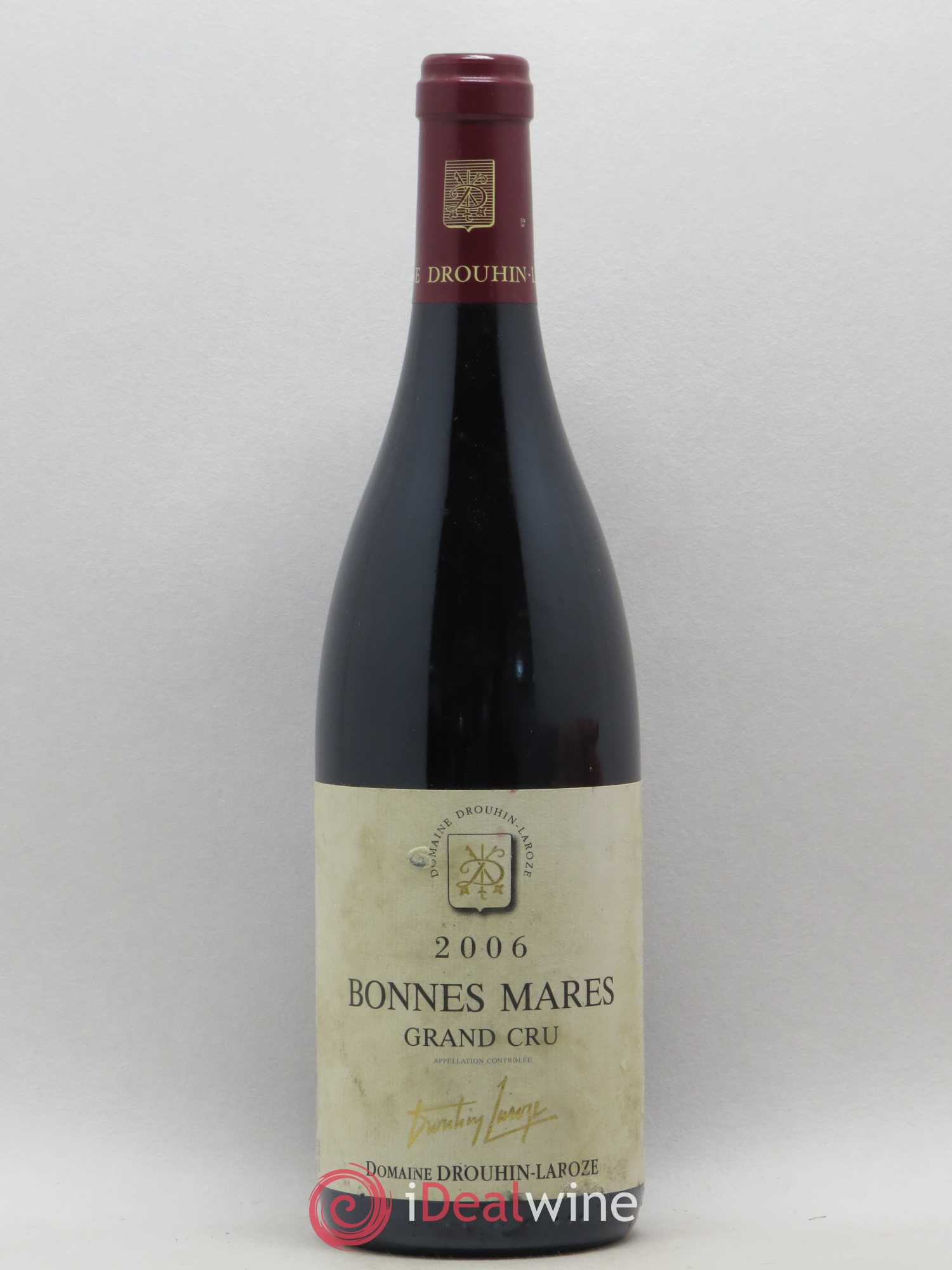Bonnes-Mares Grand Cru Domaine Drouhin-Laroze 2006 - Lot de 1 bouteille - 0