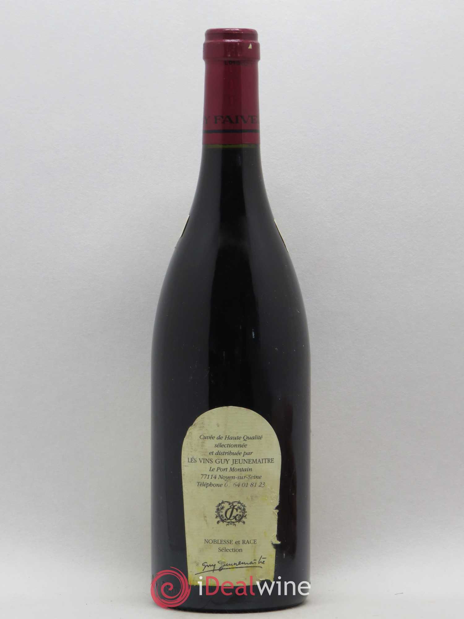 Chambertin Clos de Bèze Grand Cru Faiveley 2002 - Lot de 1 bouteille - 1