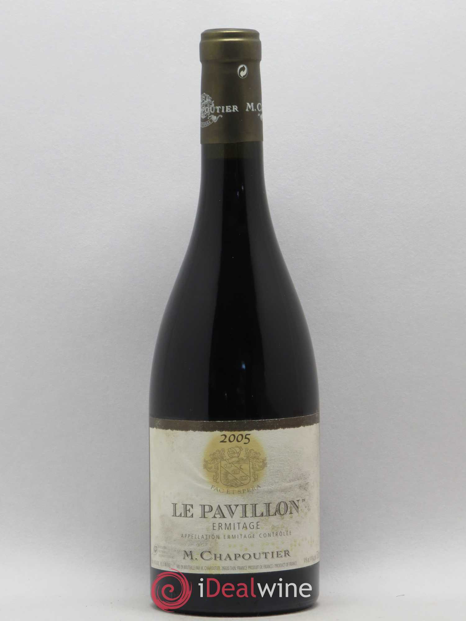 Hermitage Ermitage Le Pavillon Chapoutier 2005 - Lot de 1 bouteille - 0