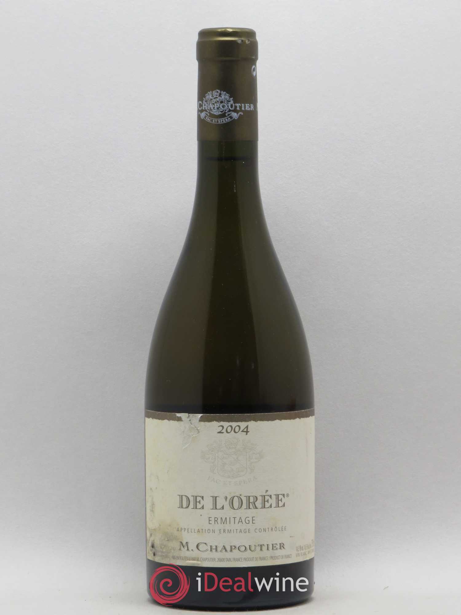 Hermitage Ermitage de l'Orée Chapoutier 2004 - Lot de 1 bouteille - 0