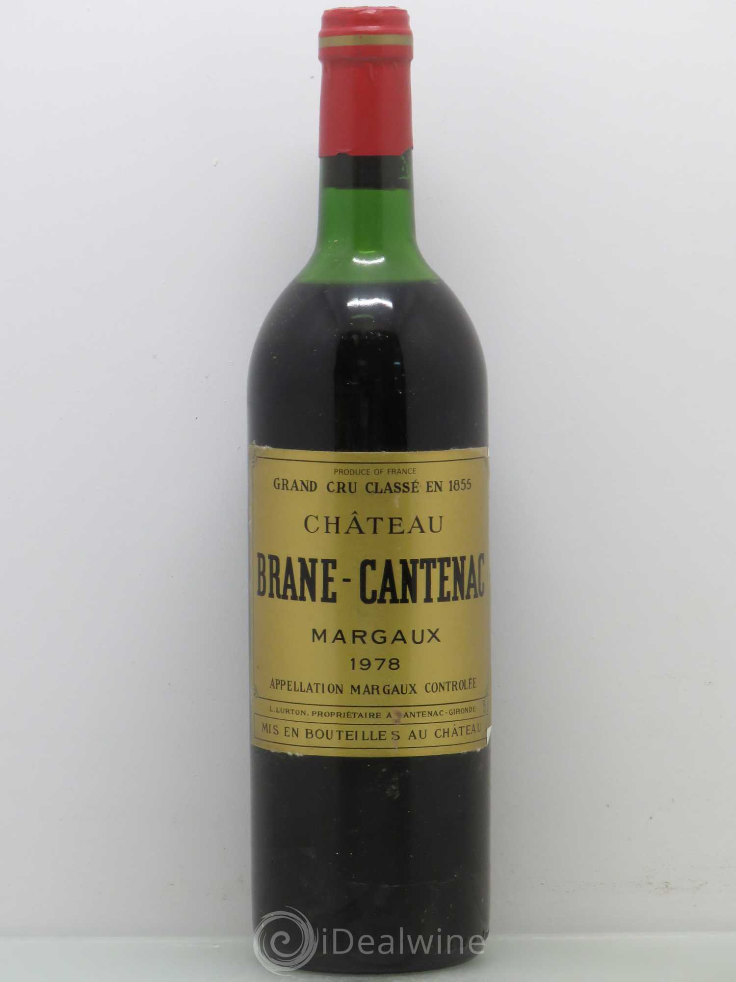 Château Brane Cantenac 2ème Grand Cru Classé 1978 - Lot de 1 bouteille - 0