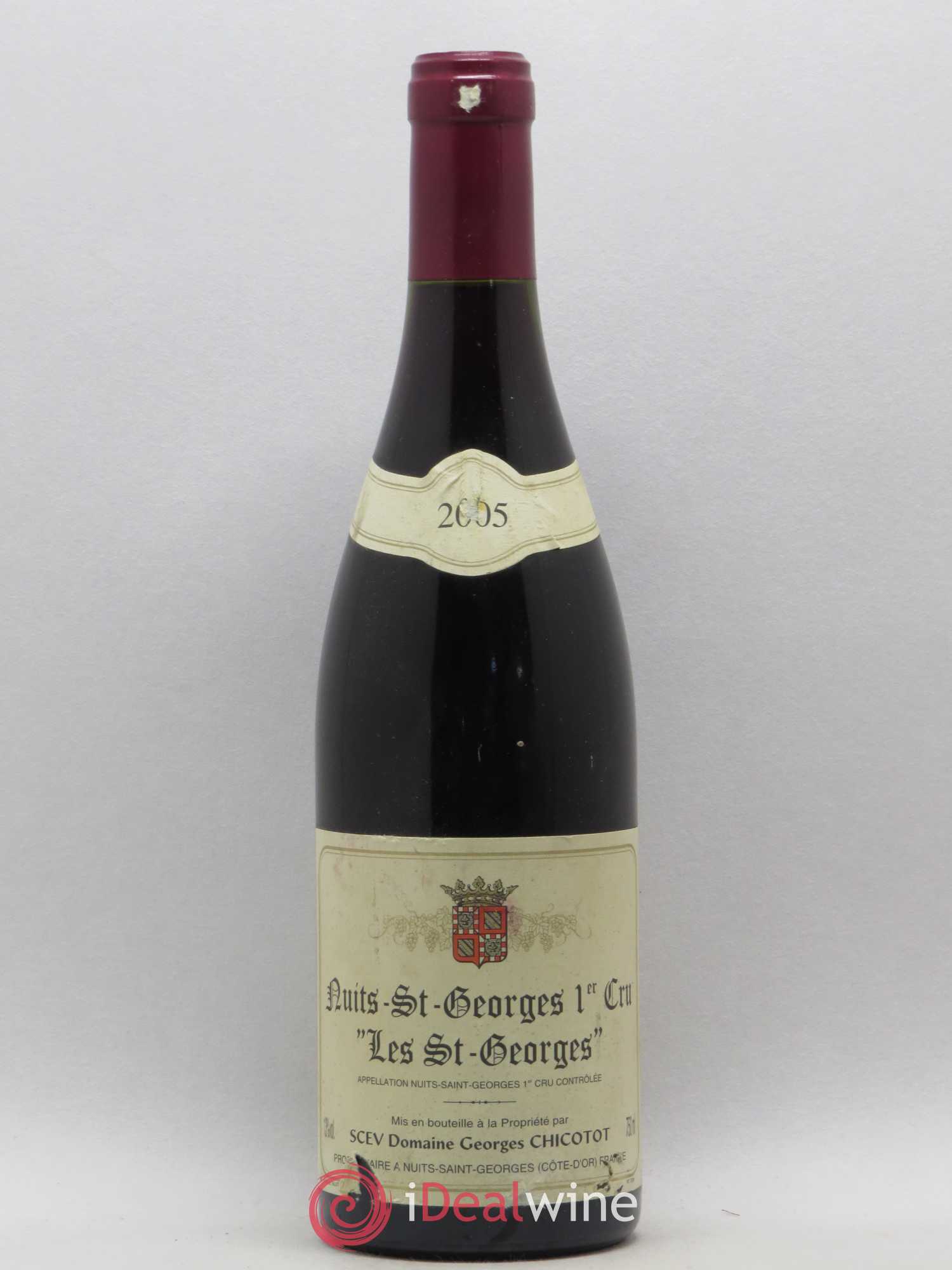 Nuits-Saint-Georges 1er Cru Les Saint Georges G. Chicotot 2005 - Posten von 1 Flasche - 0