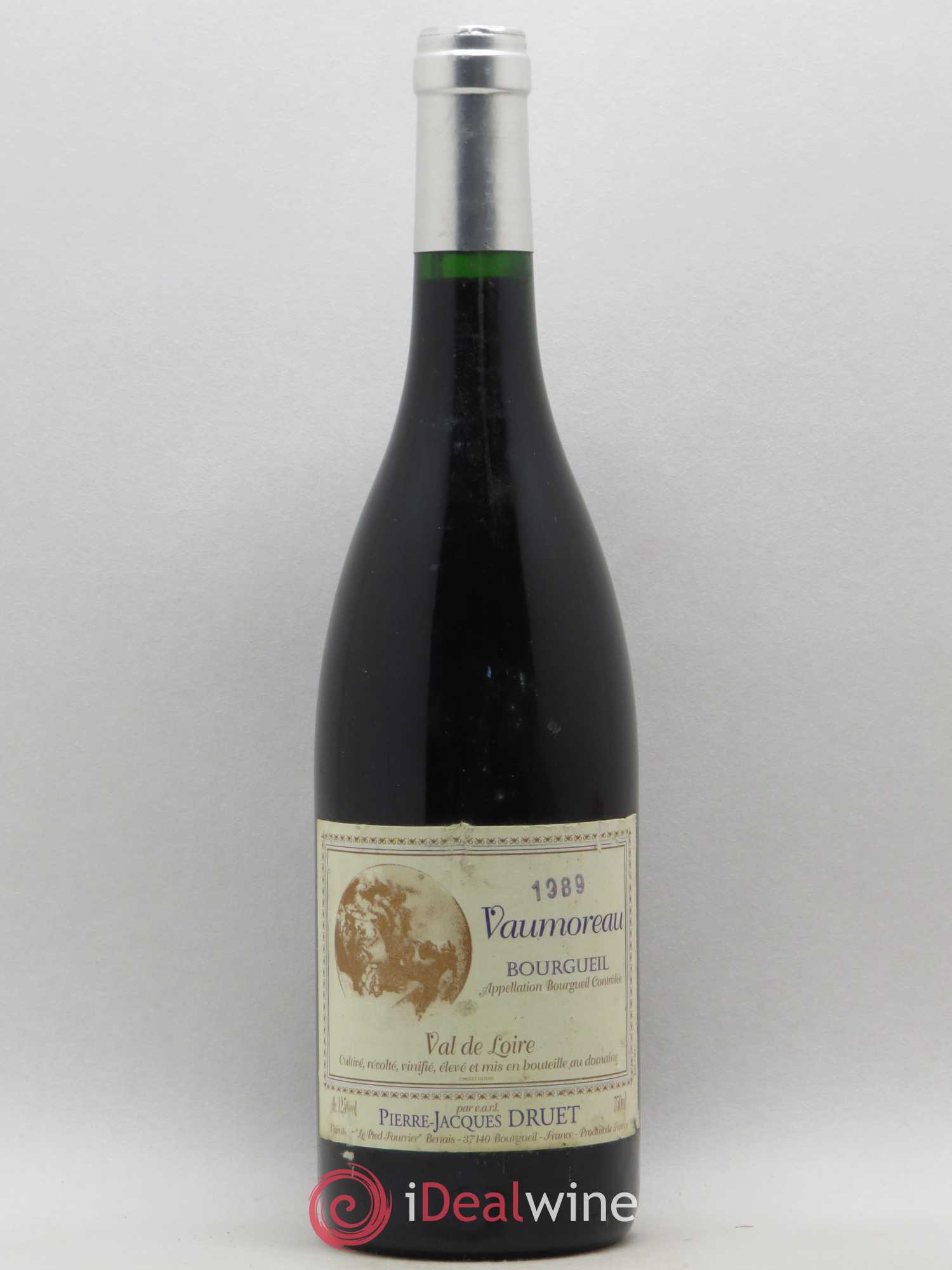 Bourgueil Vaumoreau Pierre-Jacques Druet 1989 - Posten von 1 Flasche - 0