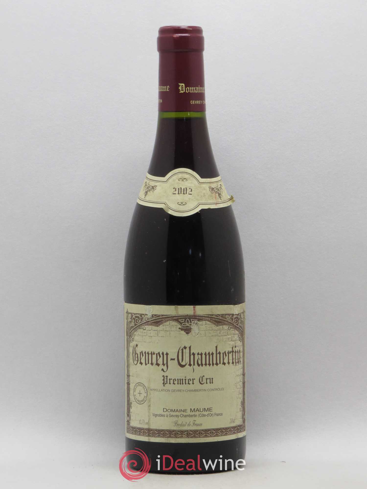Gevrey-Chambertin 1er Cru Domaine Maume 2002 - Posten von 1 Flasche - 0