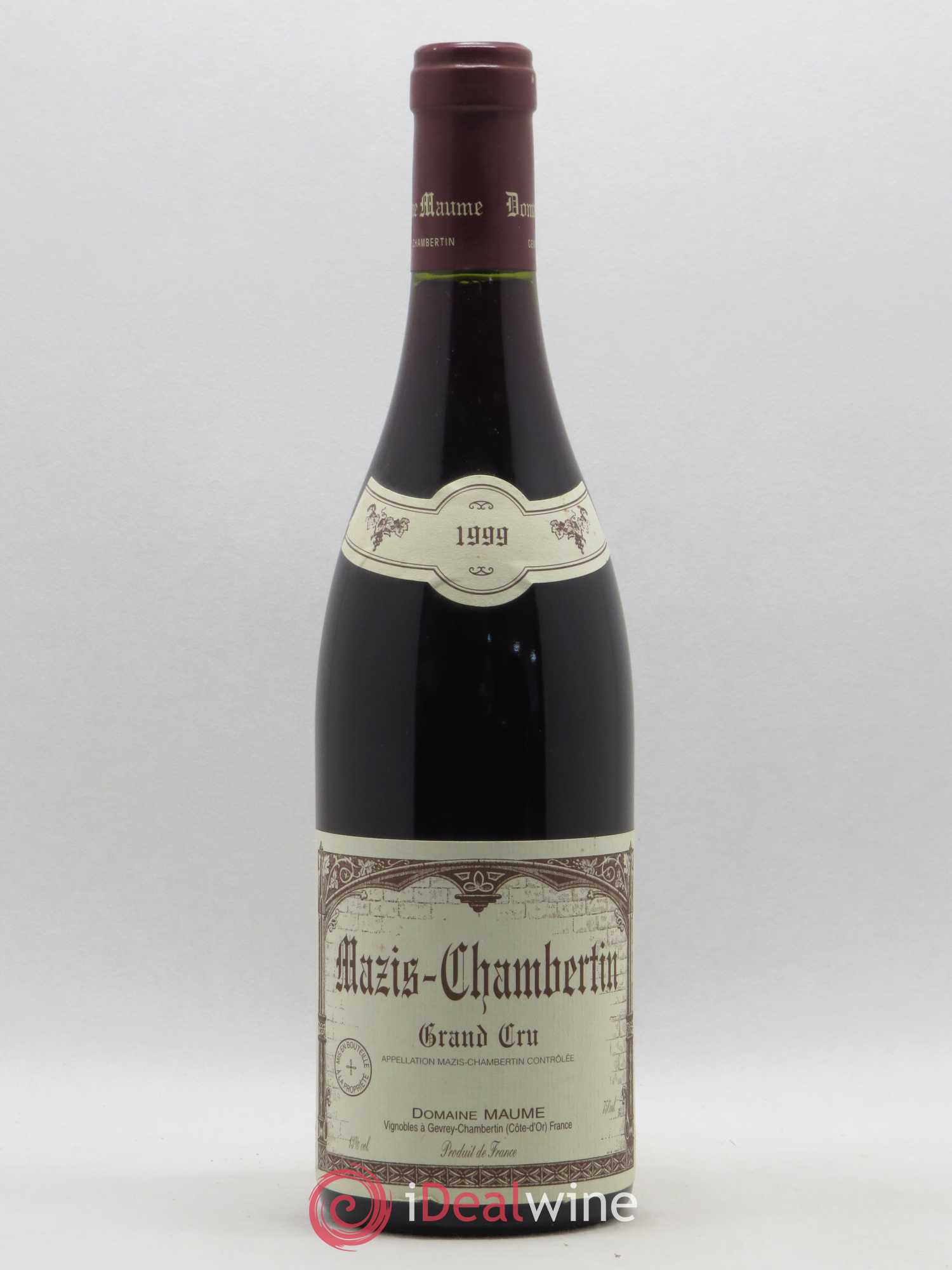 Mazis-Chambertin Grand Cru Domaine Maume 1999 - Posten von 1 Flasche - 0