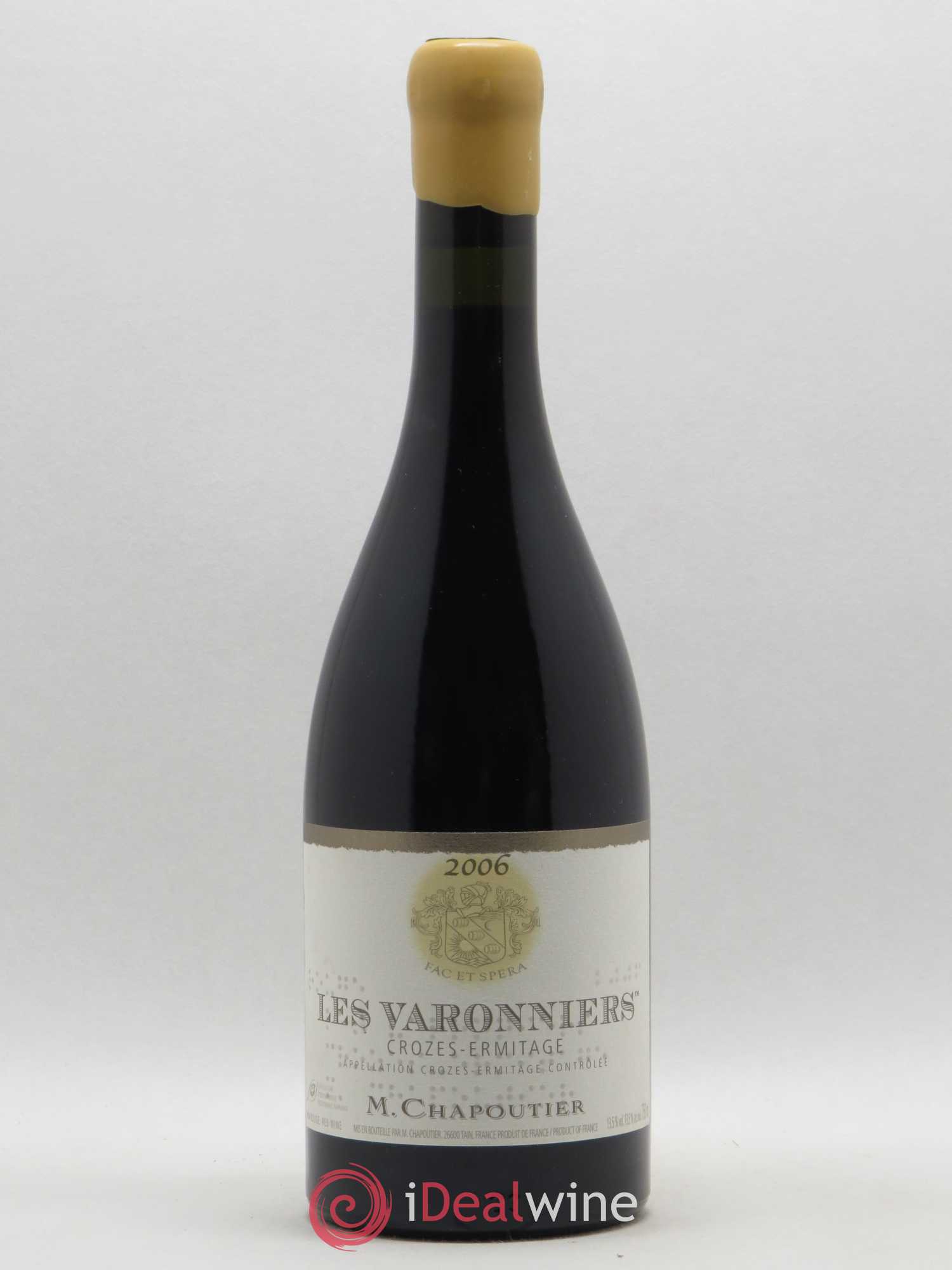 Crozes-Hermitage Les Varonniers Chapoutier 2006 - Lot de 1 bouteille - 0