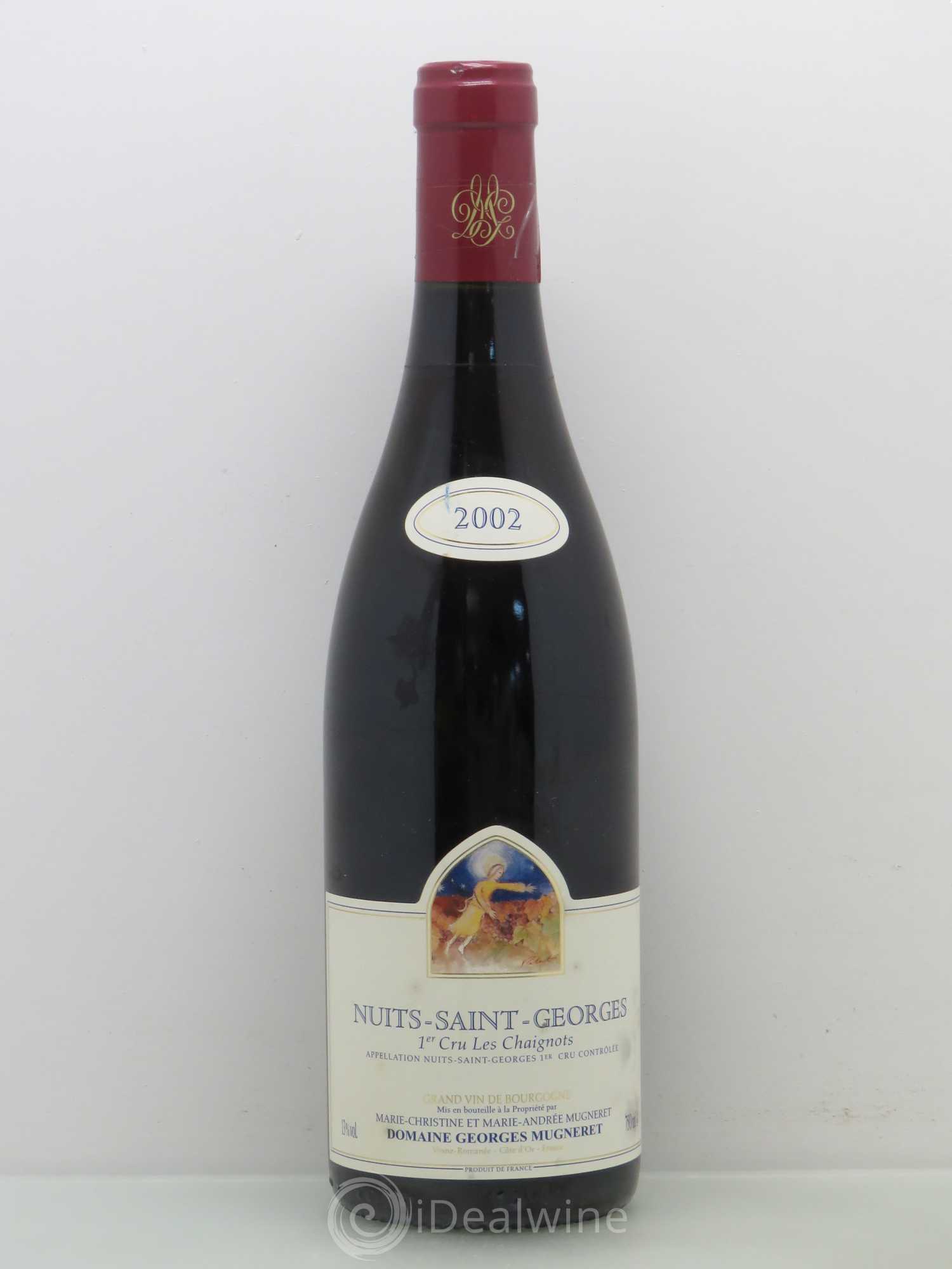 Nuits-Saint-Georges 1er Cru Les Chaignots Georges Mugneret (Domaine) 2002 - Lot de 1 bouteille - 0