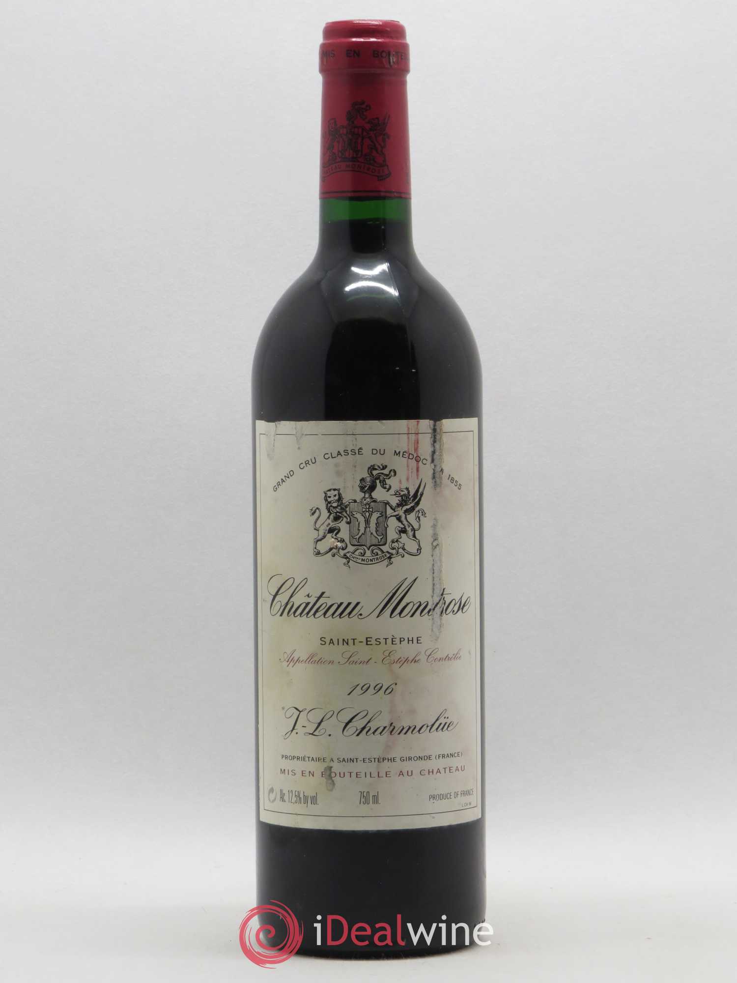 Château Montrose 2ème Grand Cru Classé 1996 - Lot de 1 bouteille - 0