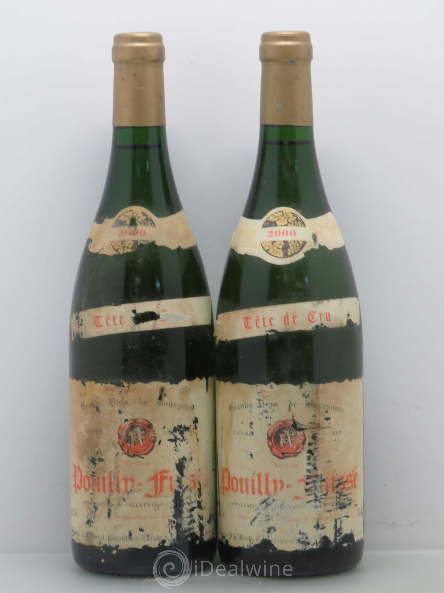 Pouilly-Fuissé Tête de Cru cuvée Spéciale Le Clos 2000 - Posten von 2 Flaschen - 0