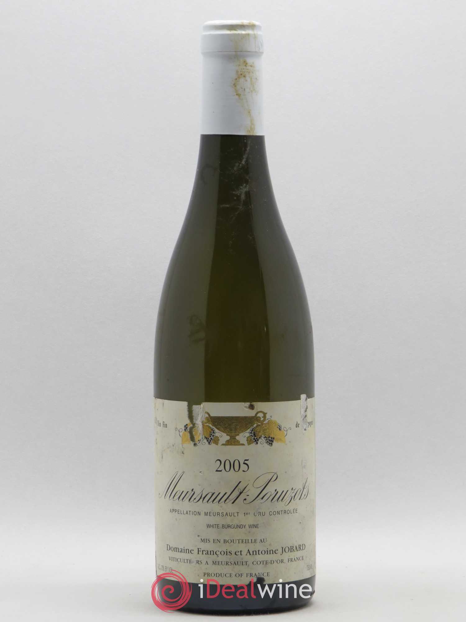Meursault 1er Cru Poruzots François et Antoine Jobard (Domaine) 2005 - Lot de 1 bouteille - 0