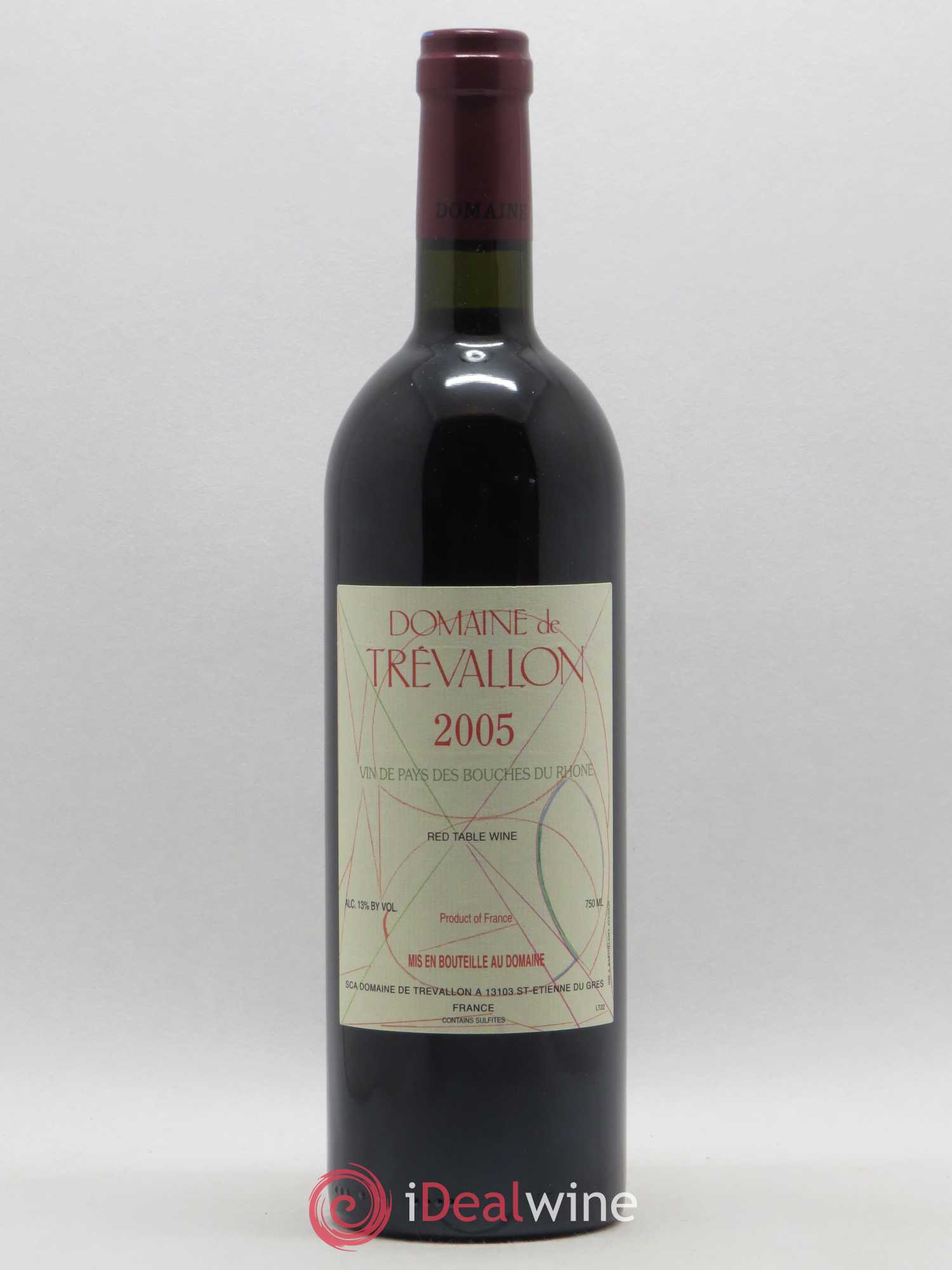 VDP Bouches du Rhône Trévallon (Domaine de) Eloi Dürrbach 2005 - Lot de 1 bouteille - 0