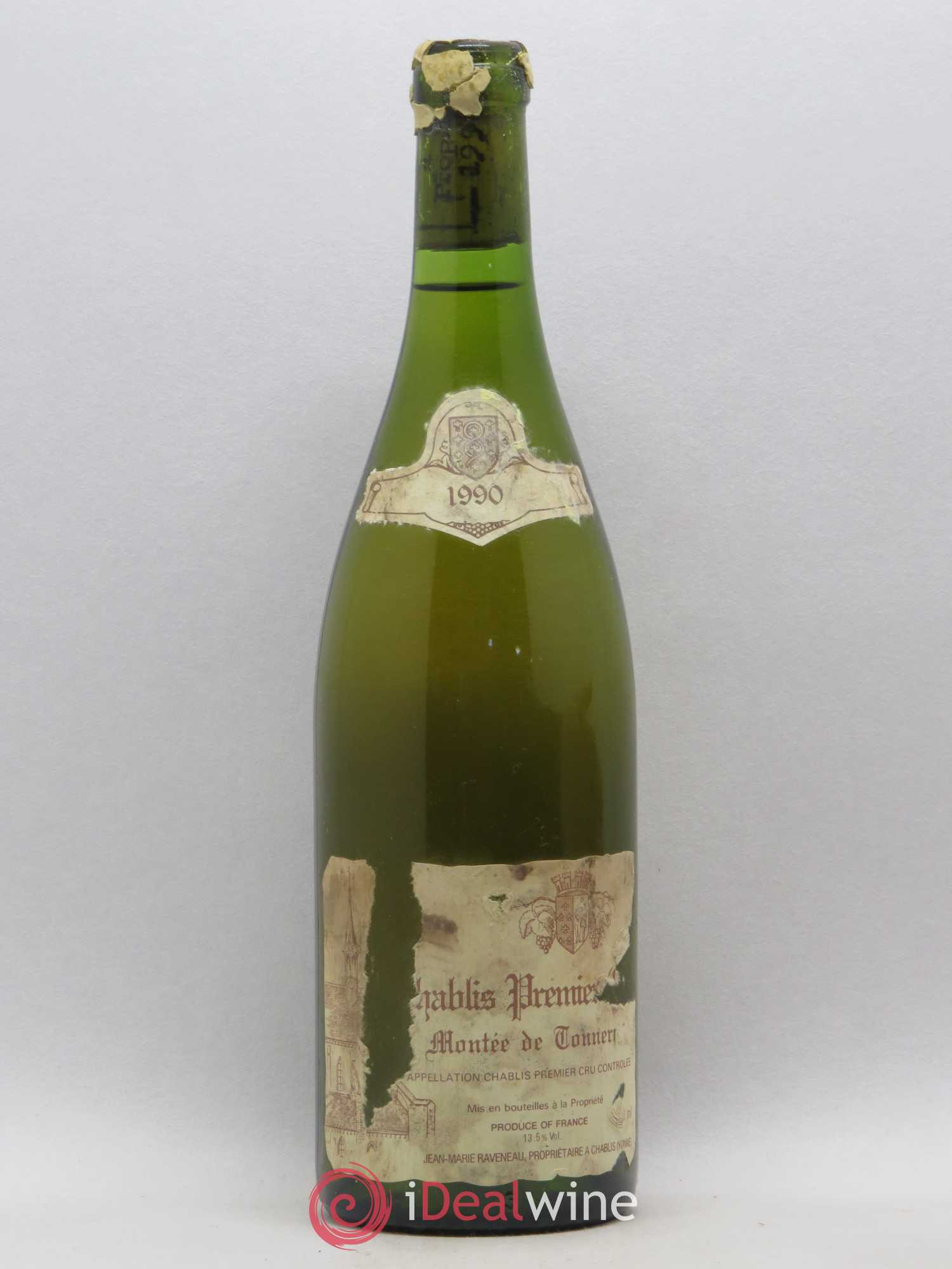 Chablis 1er Cru Montée de Tonnerre Raveneau (Domaine) 1990 - Lot de 1 bouteille - 0