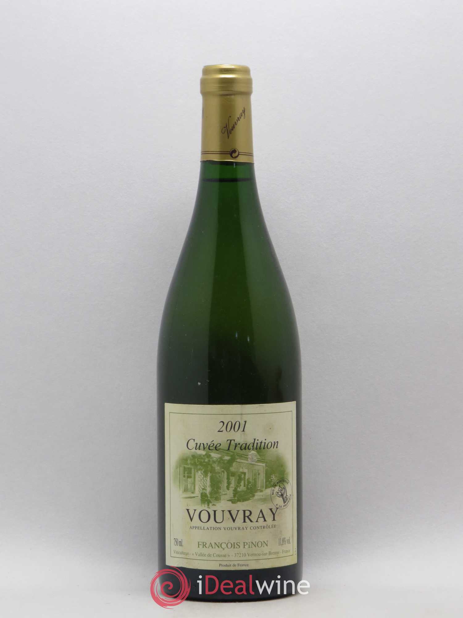 Vouvray cuvée Tradition François Pinon 2001 - Posten von 1 Flasche - 0