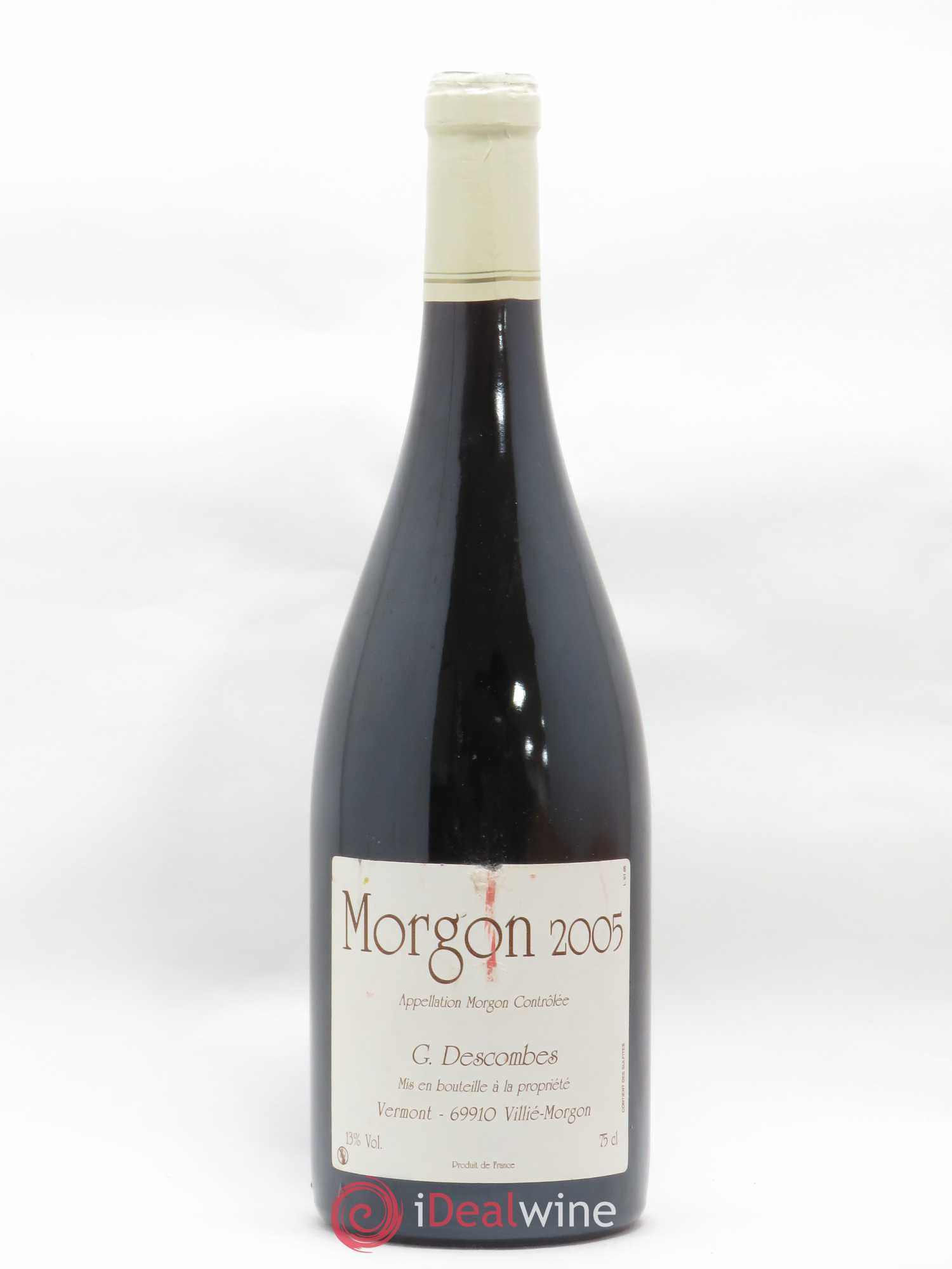 Morgon Georges Descombes (Domaine) 2005 - Lot de 1 bouteille - 0