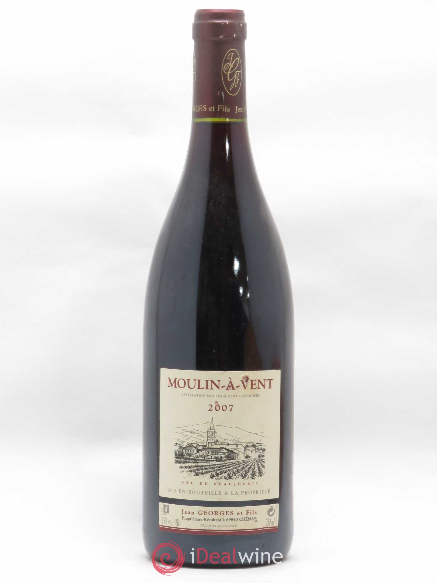 Moulin-à-Vent Jean Georges 2007 - Posten von 1 Flasche - 0