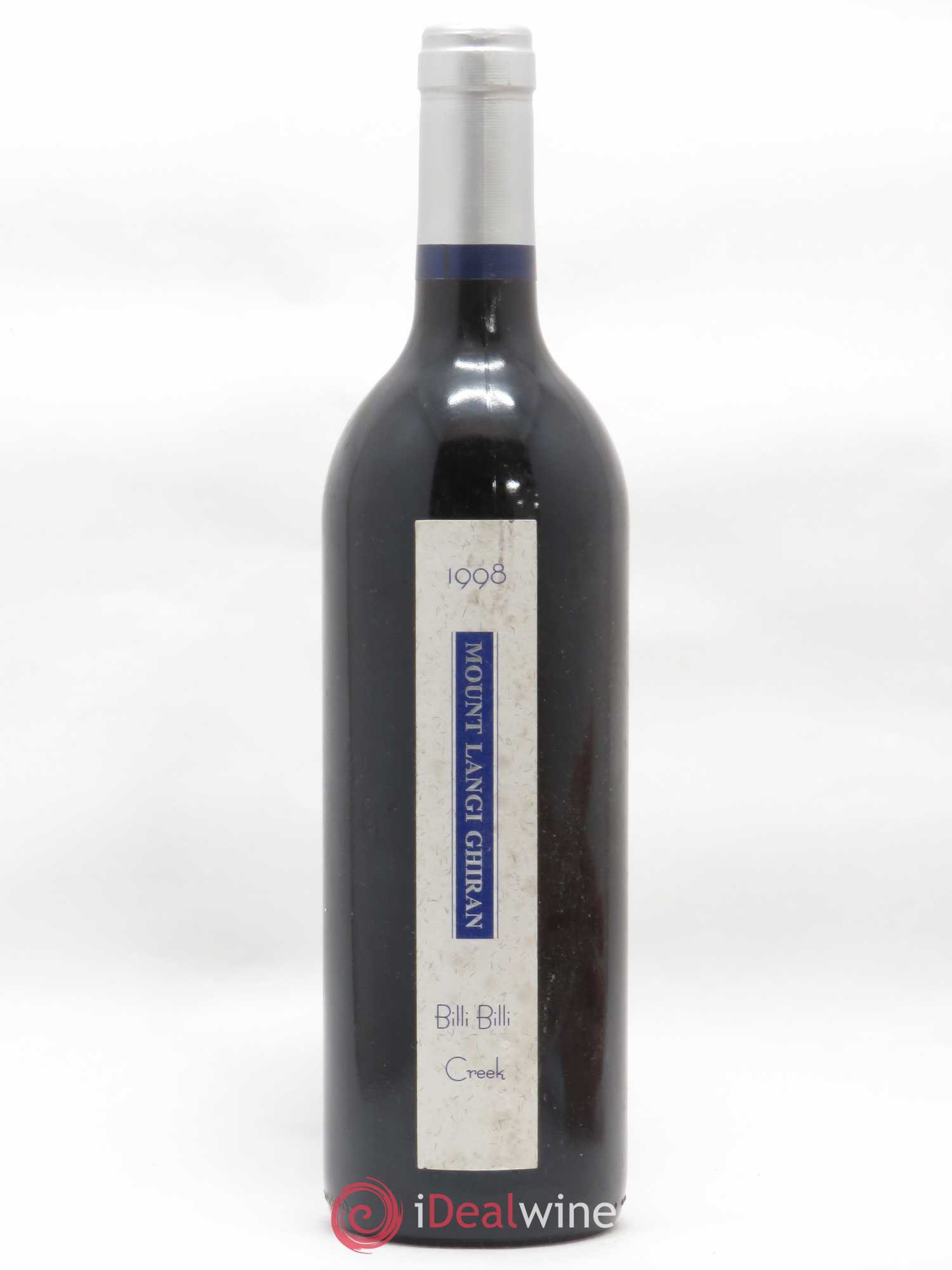Australie Mount Langi Ghiran Billi Billi Creek 1998 - Posten von 1 Flasche - 0