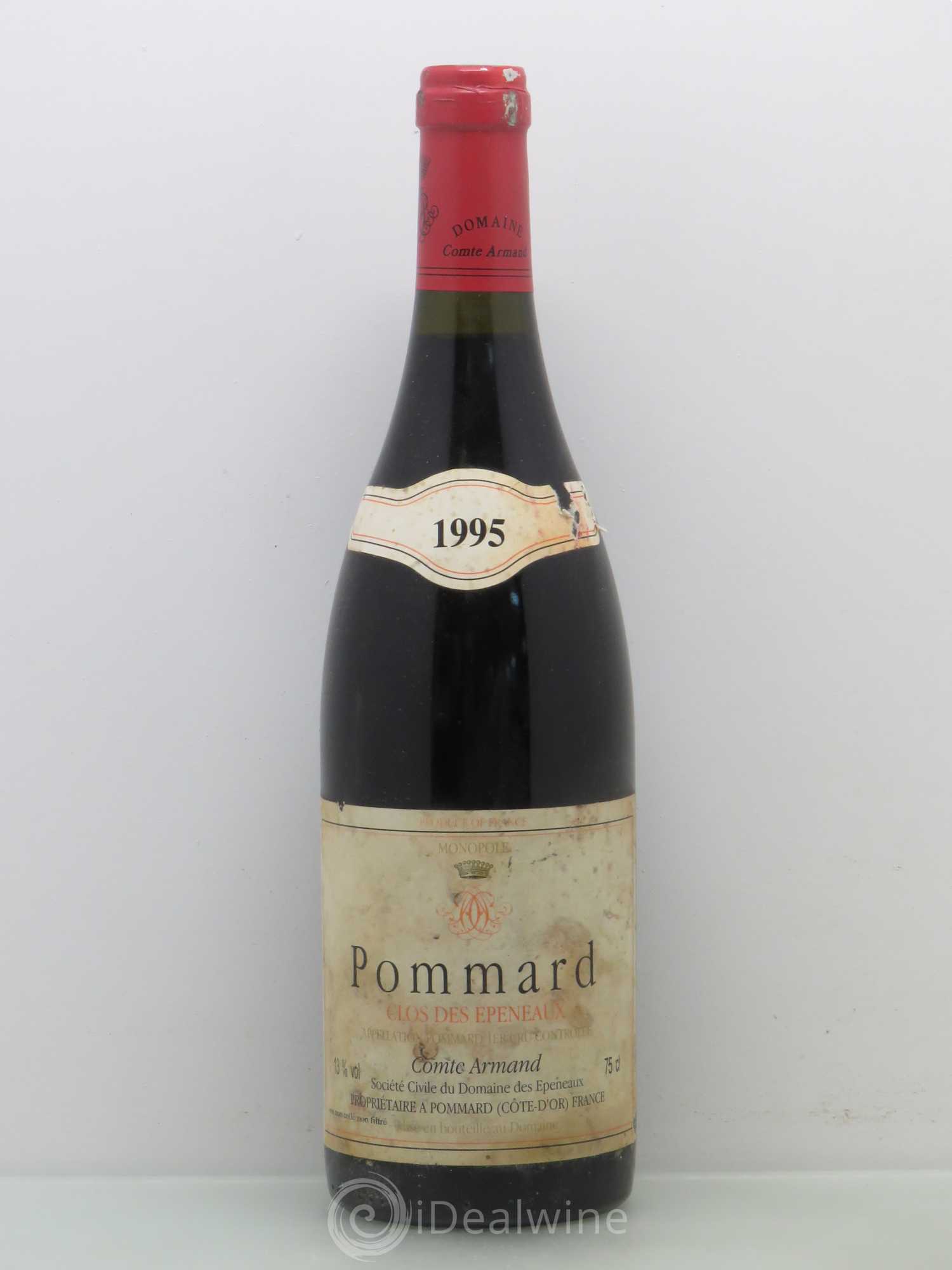 Pommard 1er Cru Clos des Epeneaux Comte Armand 1995 - Lot de 1 bouteille - 0