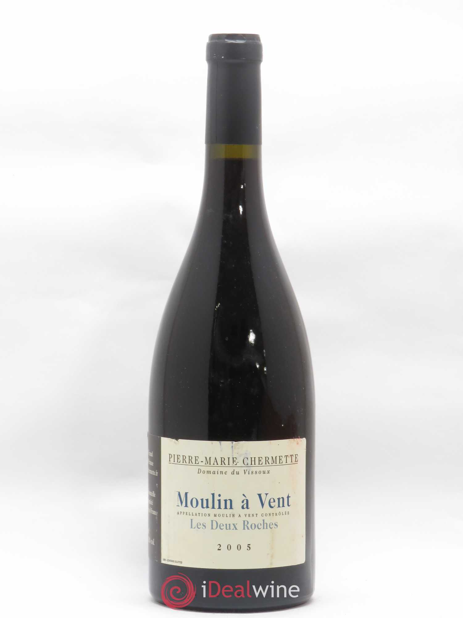 Moulin-à-Vent Les Deux Roches Domaine du Vissoux - P-M. Chermette 2005 - Lot de 1 bouteille - 0