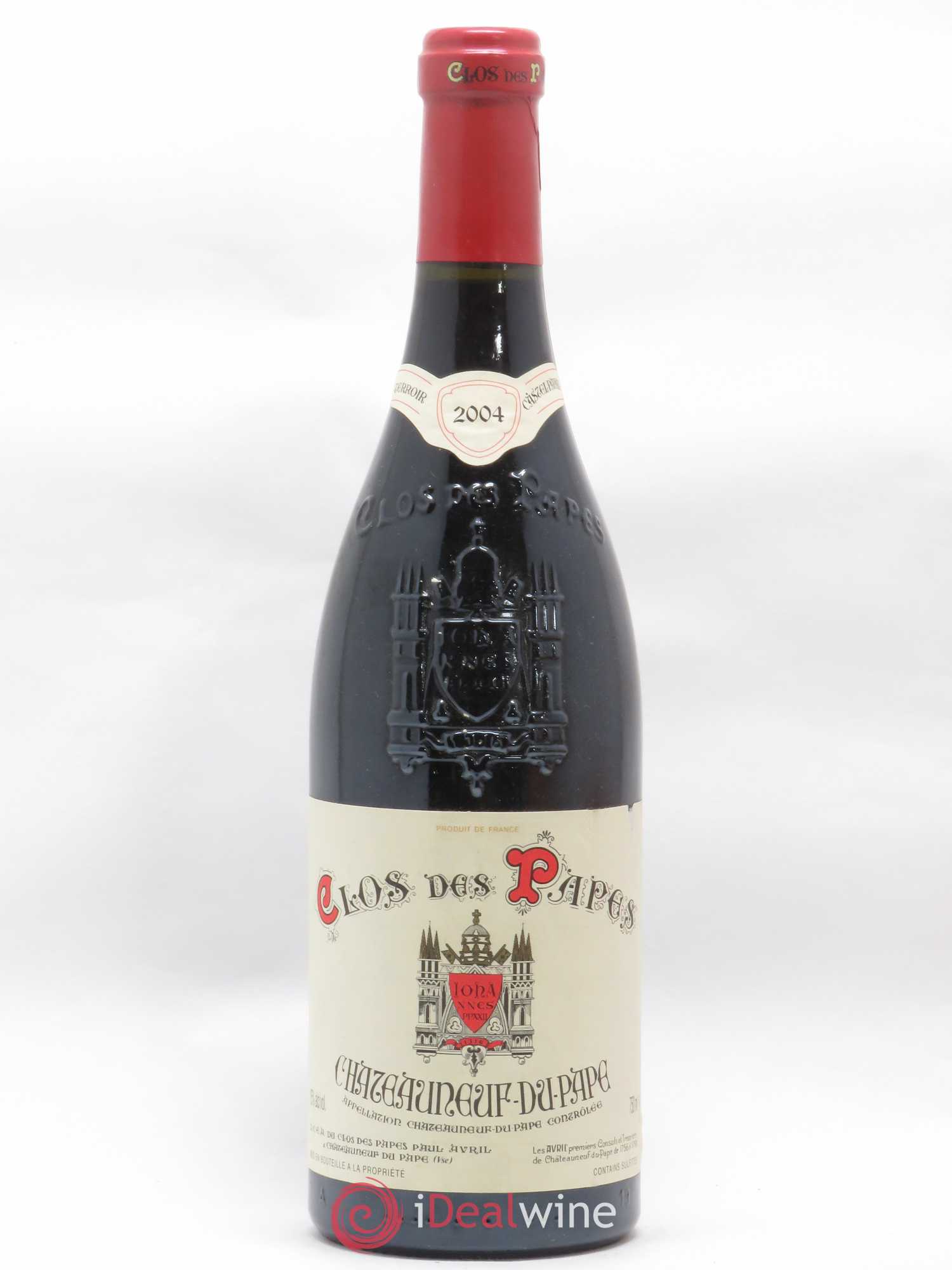 Châteauneuf-du-Pape Clos des Papes - Paul Avril 2004 - Lot de 1 bouteille - 0