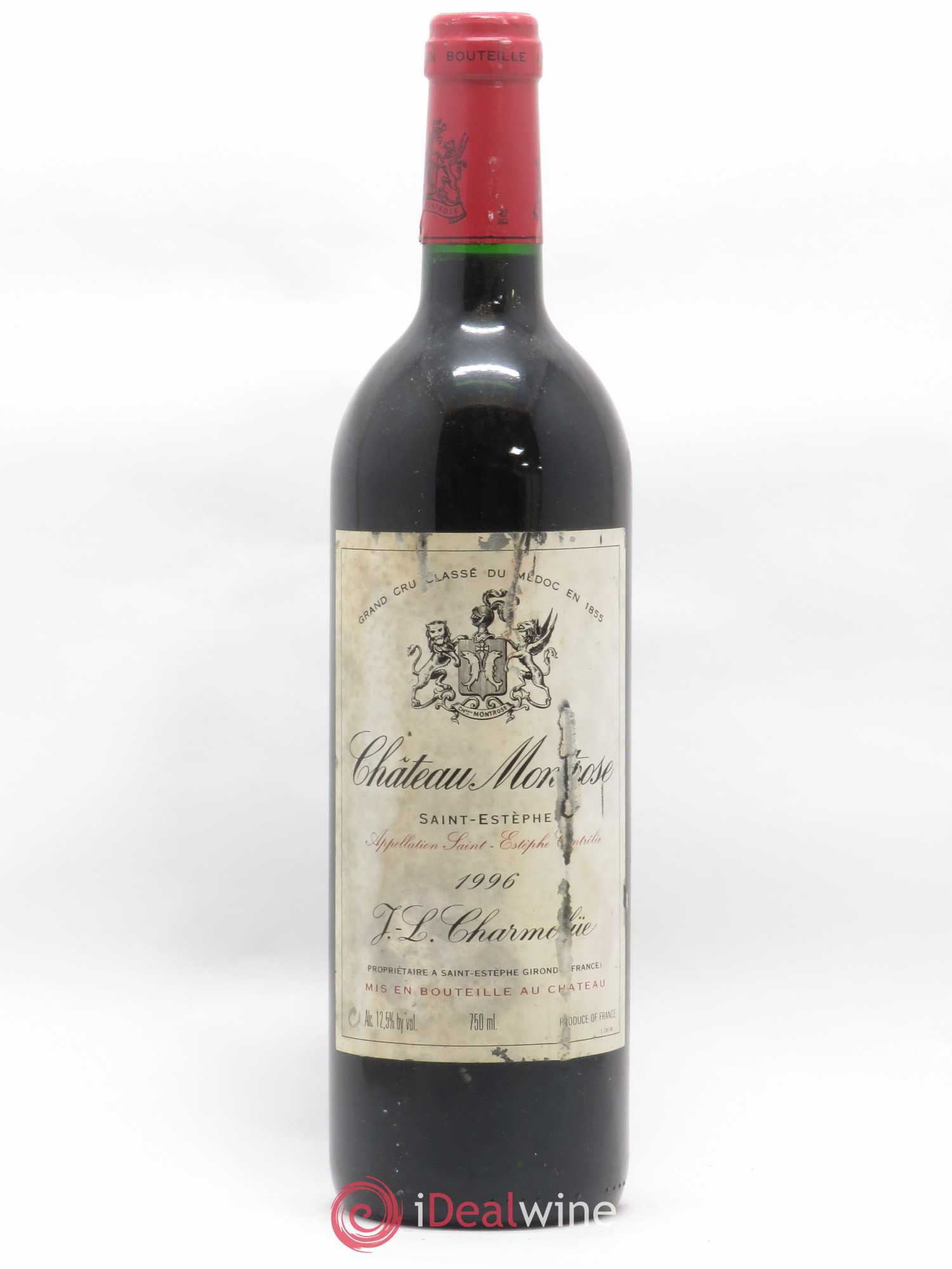 Château Montrose 2ème Grand Cru Classé 1996 - Lot de 1 bouteille - 0
