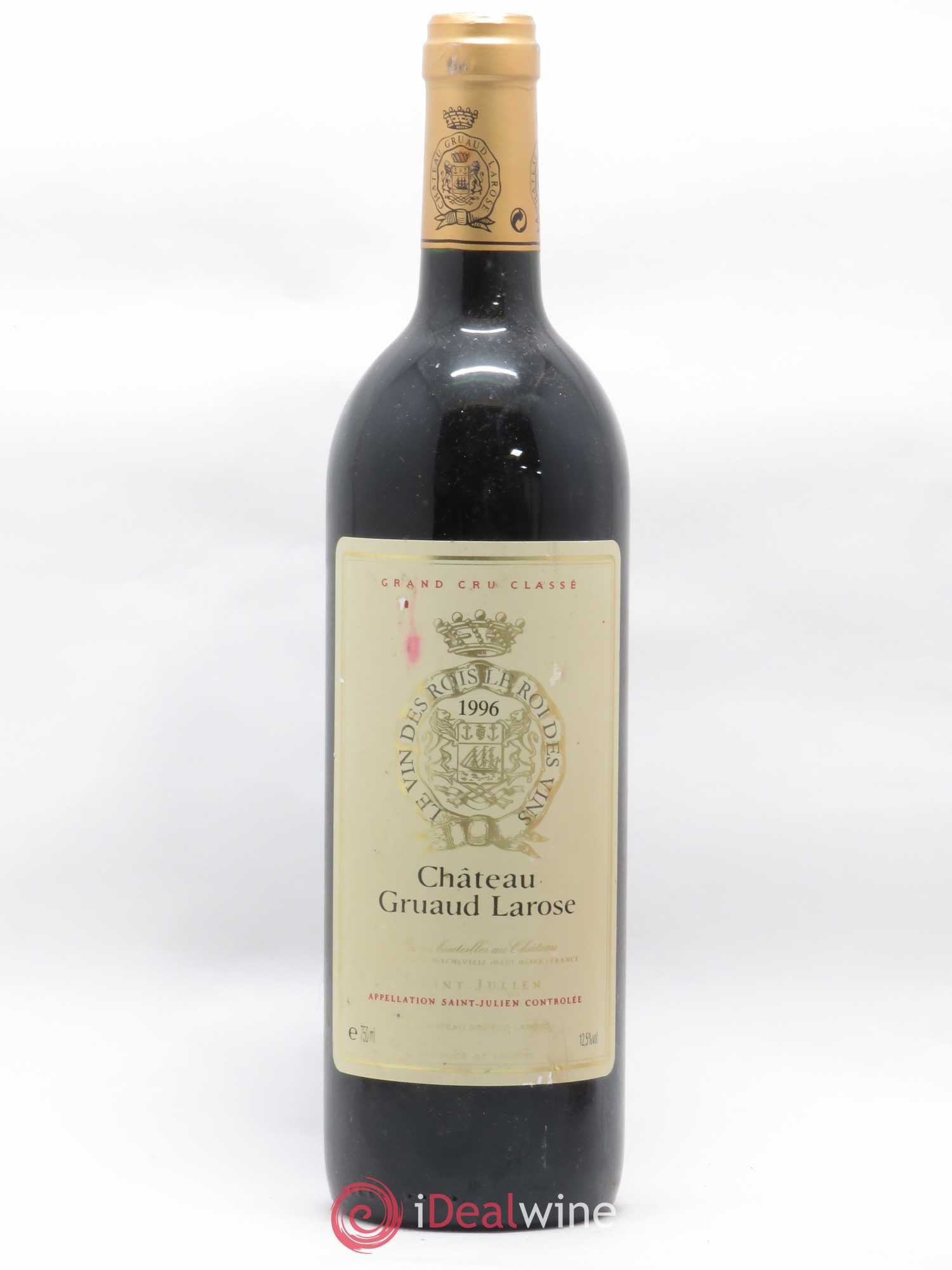 Château Gruaud Larose 2ème Grand Cru Classé 1996 - Lot de 1 bouteille - 0