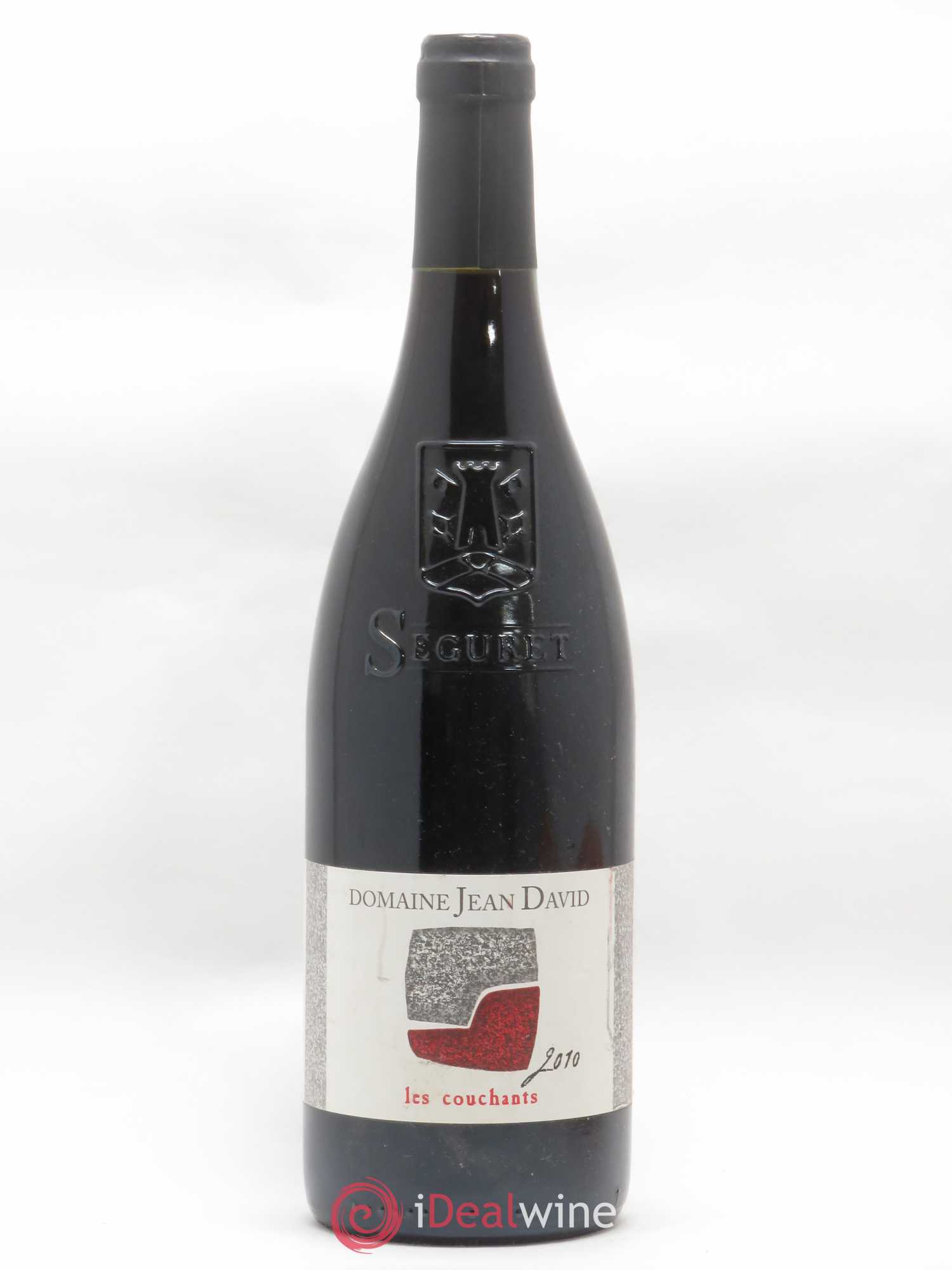 Côtes-du-Rhône Villages Seguret Les Couchants Jean David 2010 - Posten von 1 Flasche - 0