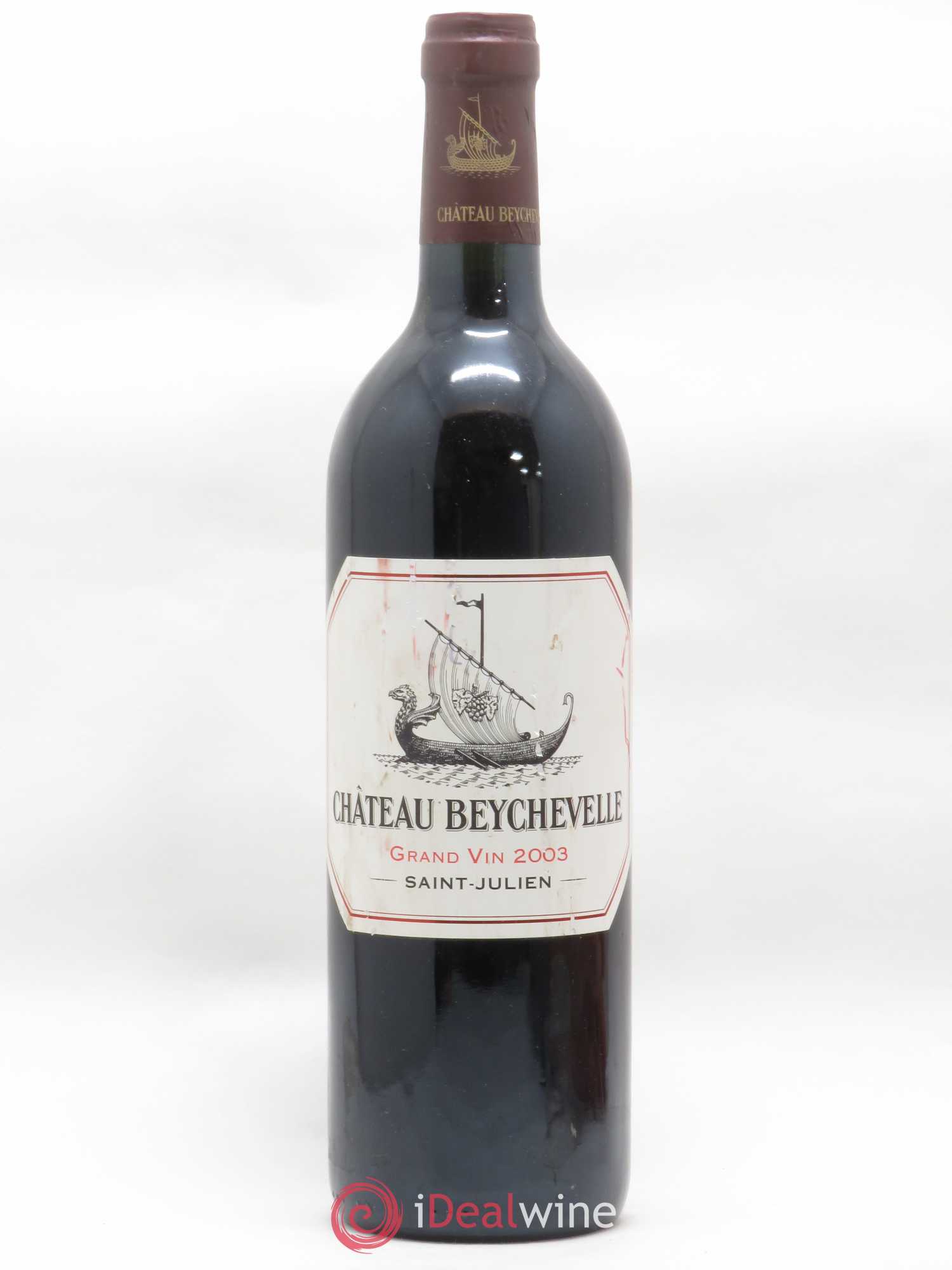 Château Beychevelle 4ème Grand Cru Classé 2003 - Lot de 1 bouteille - 0