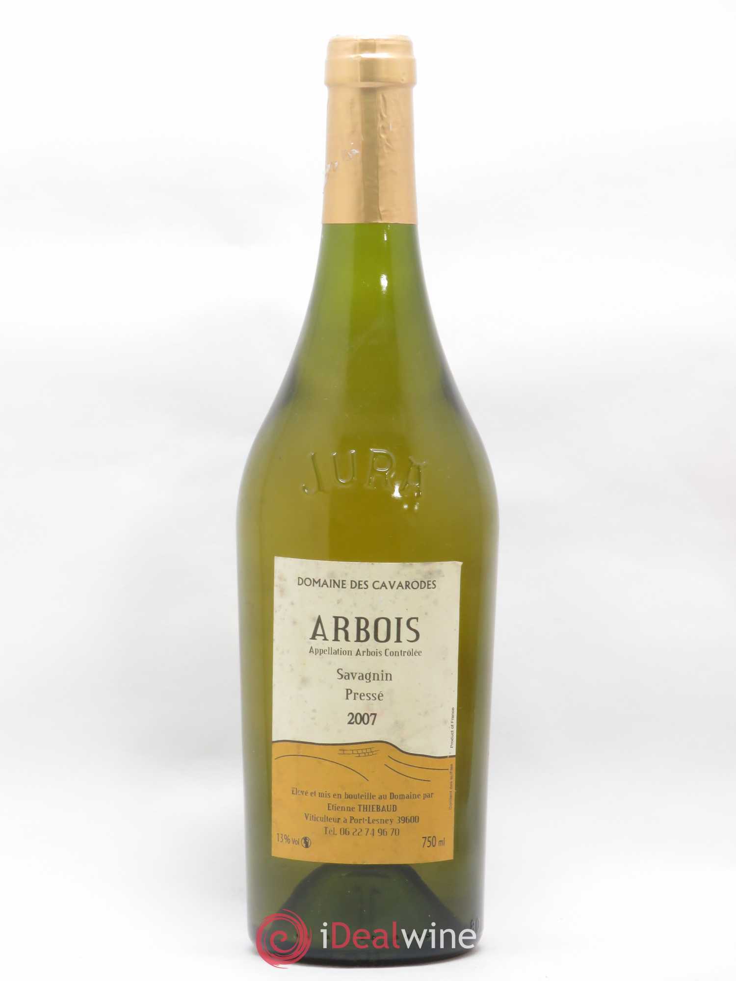 Arbois Savagnin Pressé Domaine des Cavarodes 2007 - Posten von 1 Flasche - 0