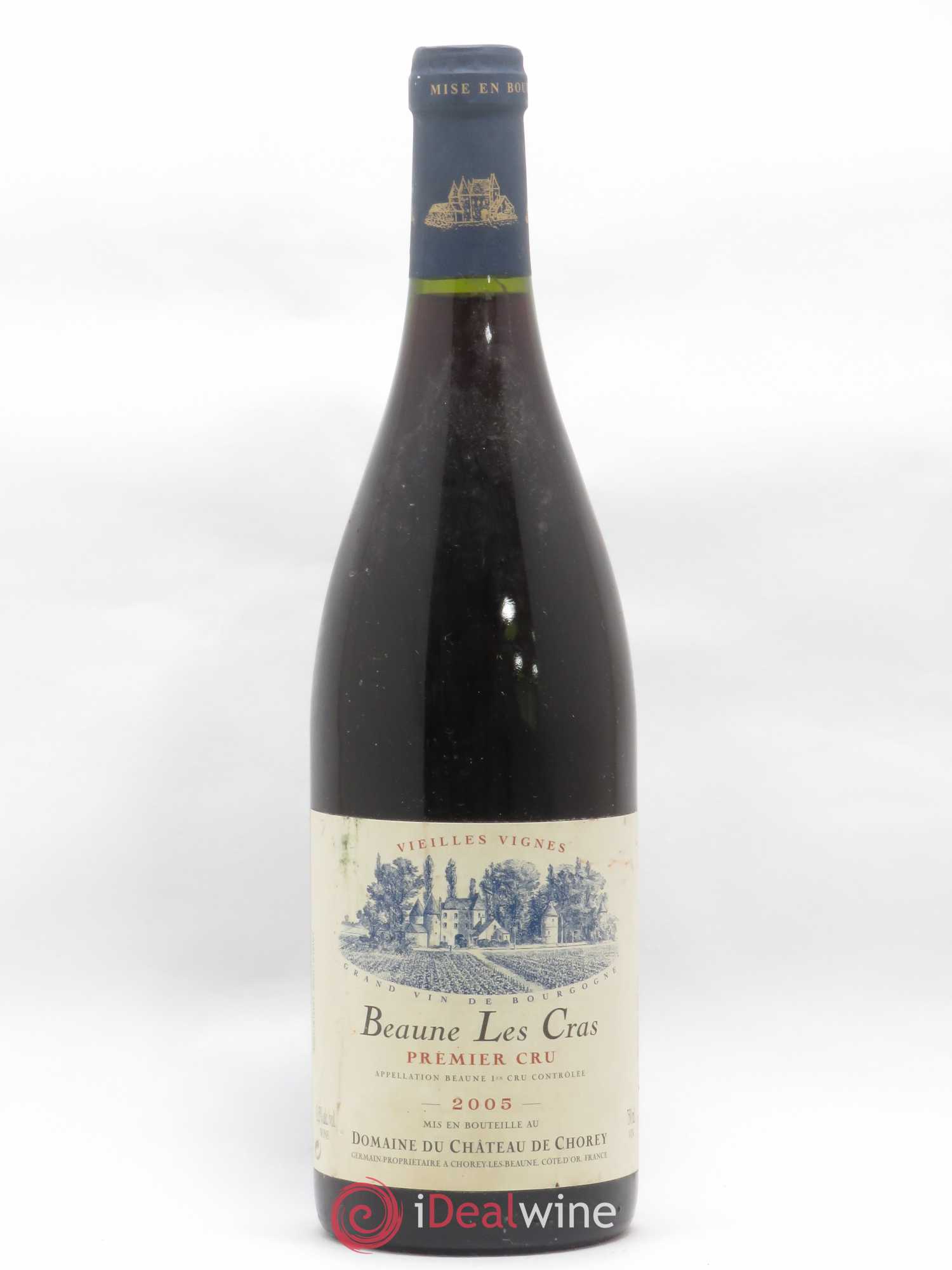 Beaune 1er Cru Vieilles Vignes Les Cras Château de Chorey 2005 - Posten von 1 Flasche - 0